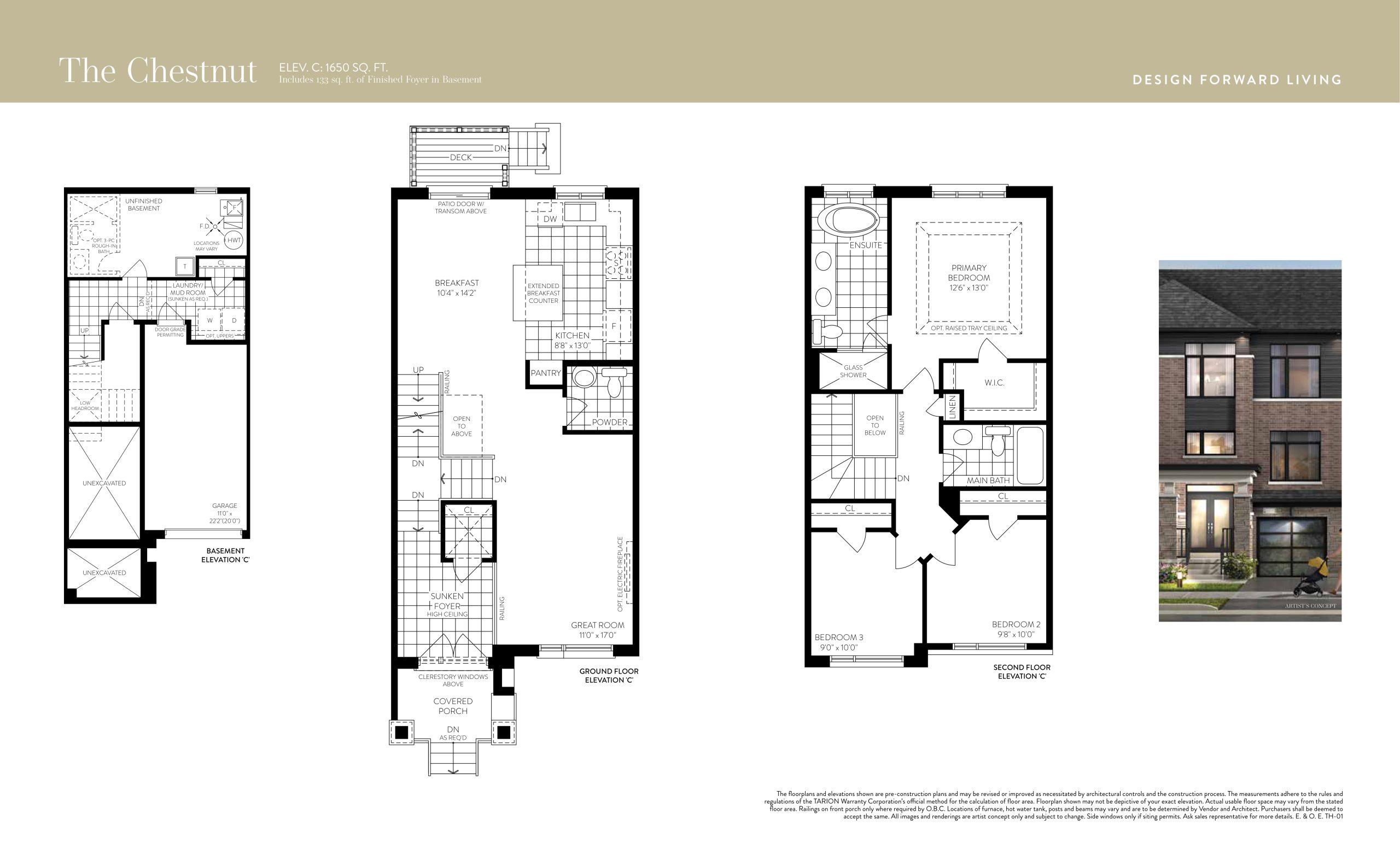 The Chestnut floor plan