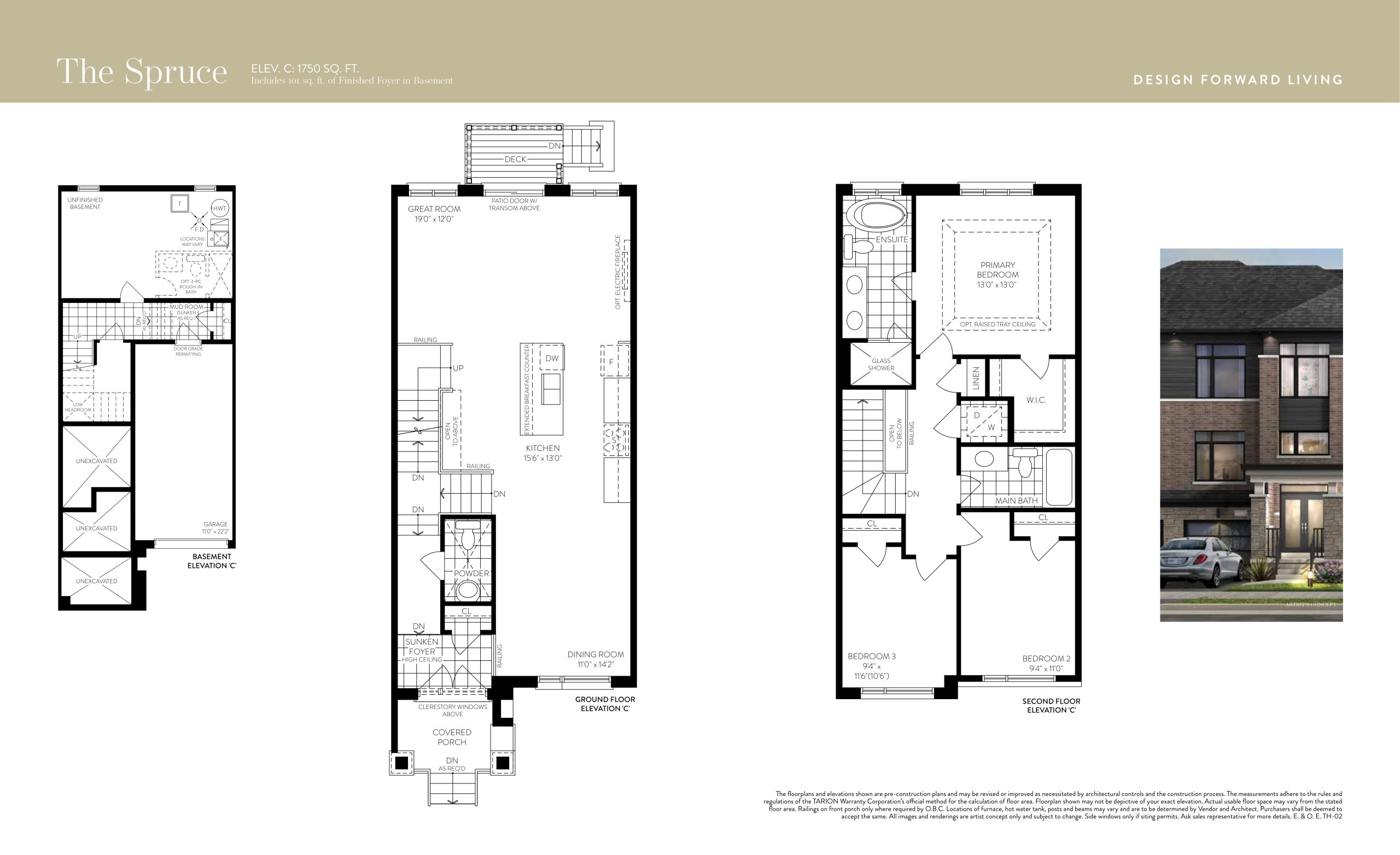 The Spruce floor plan