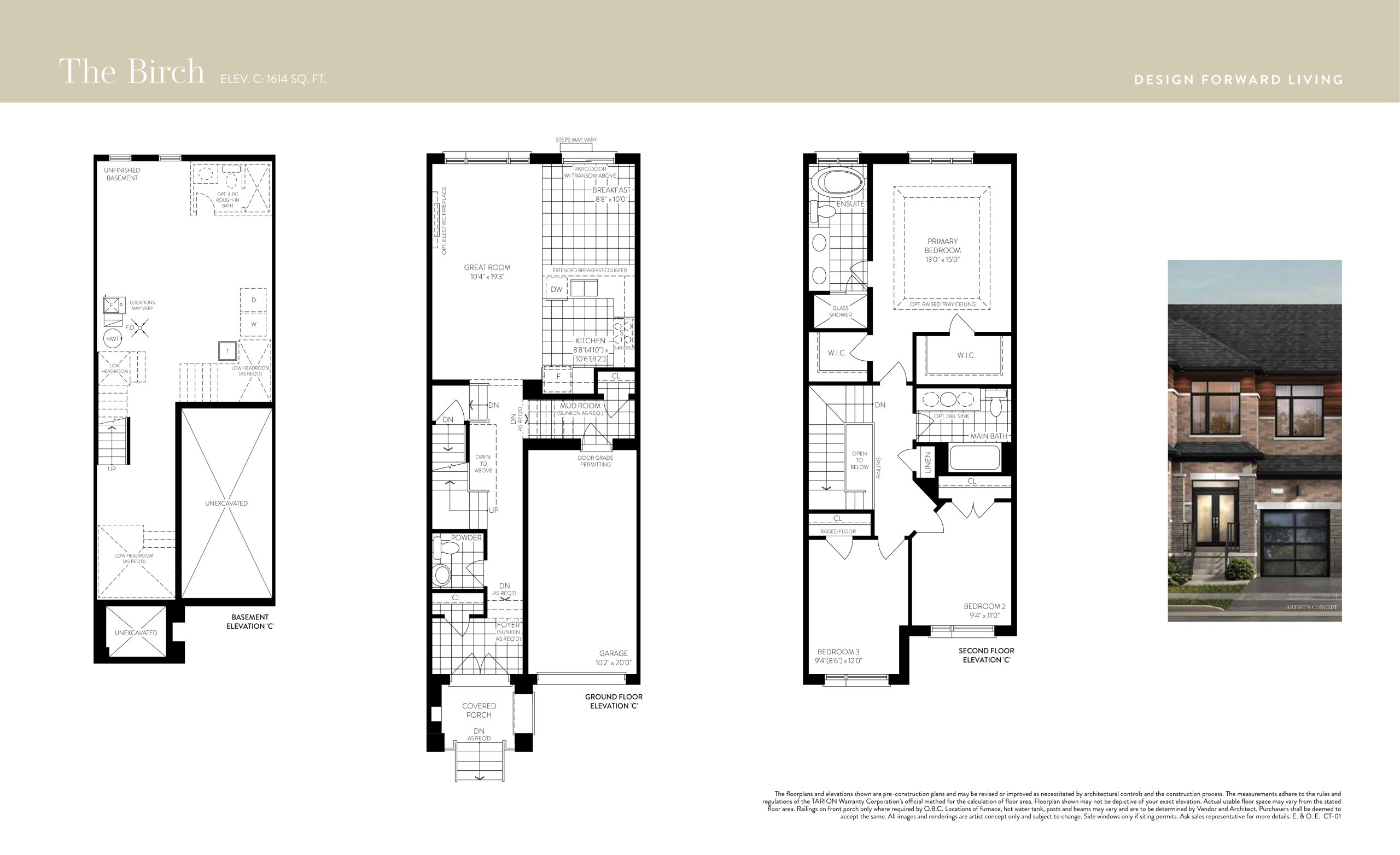 The Birch floor plan