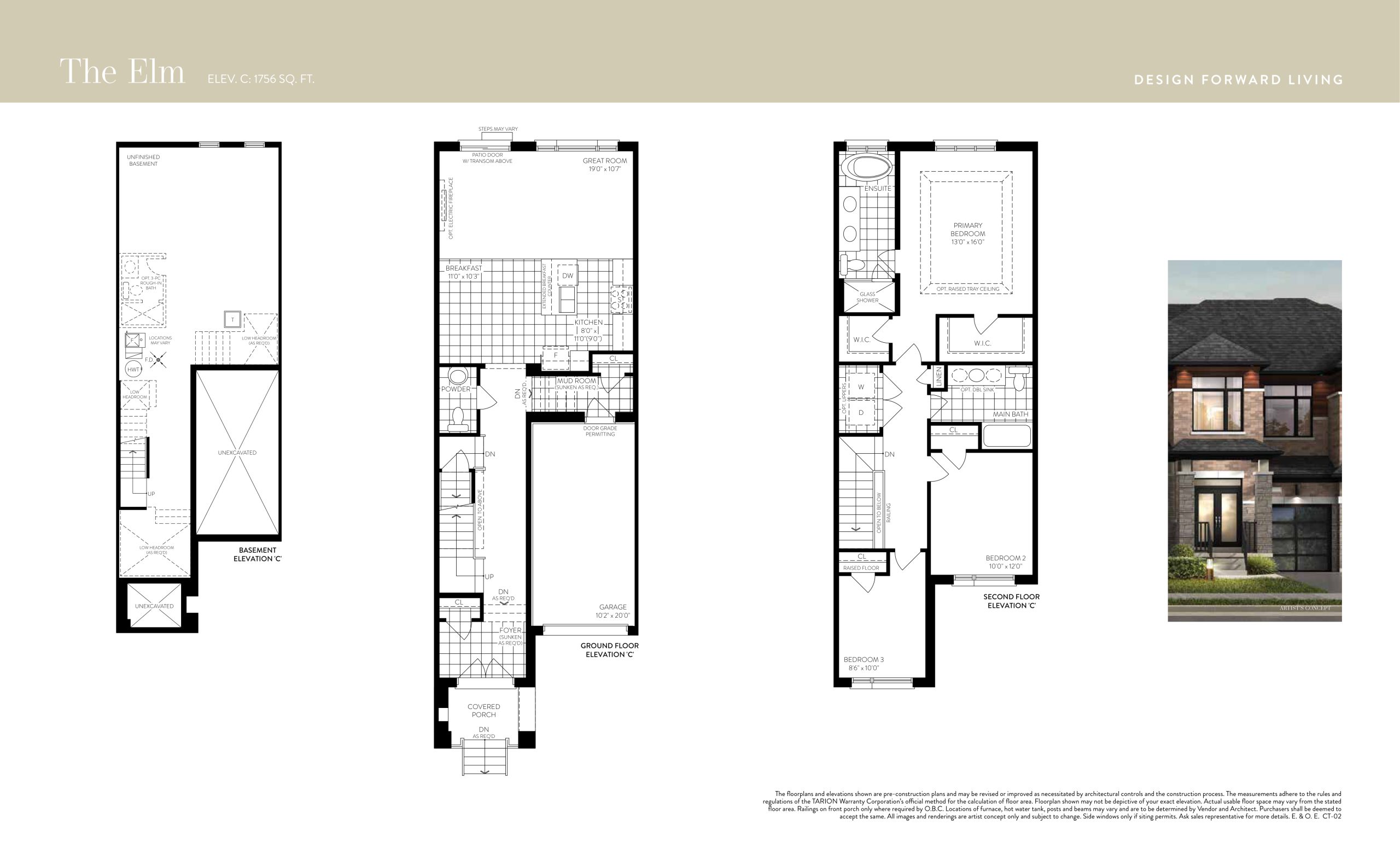 The Elm floor plan