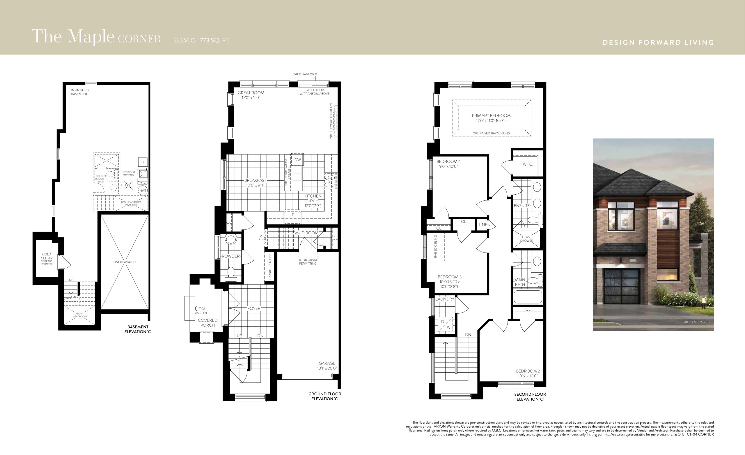 The Maple Corner floor plan
