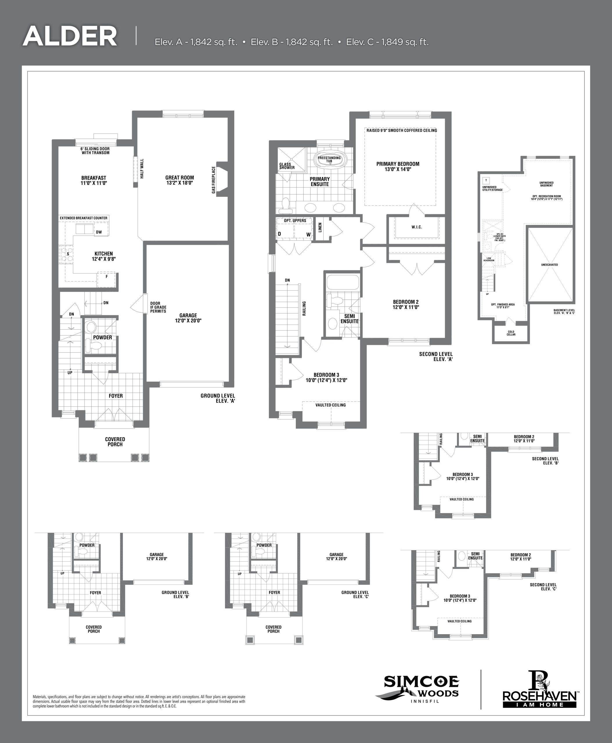 Alder floor plan