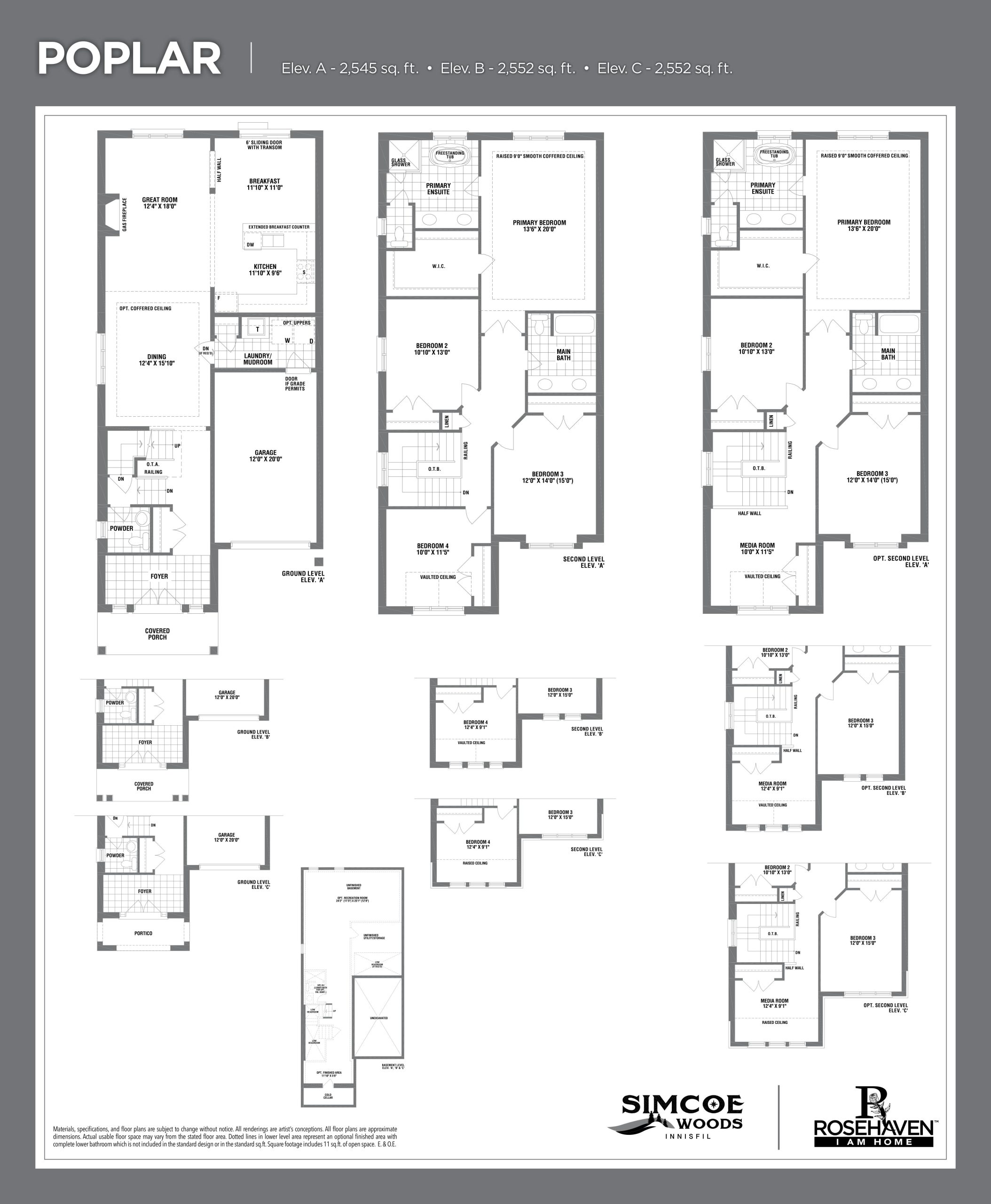 Poplar floor plan