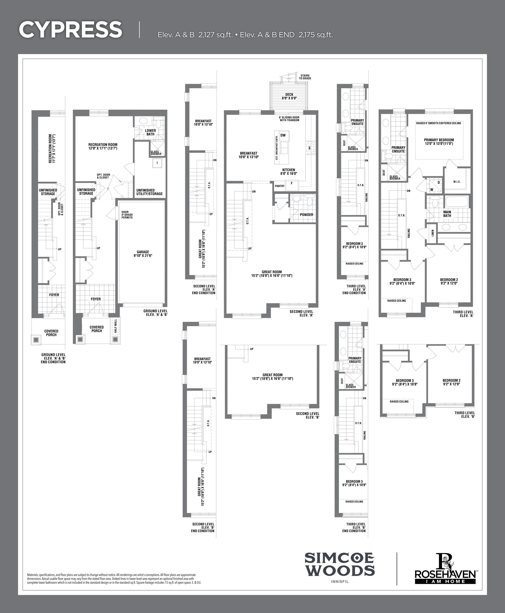 Cypress floor plan
