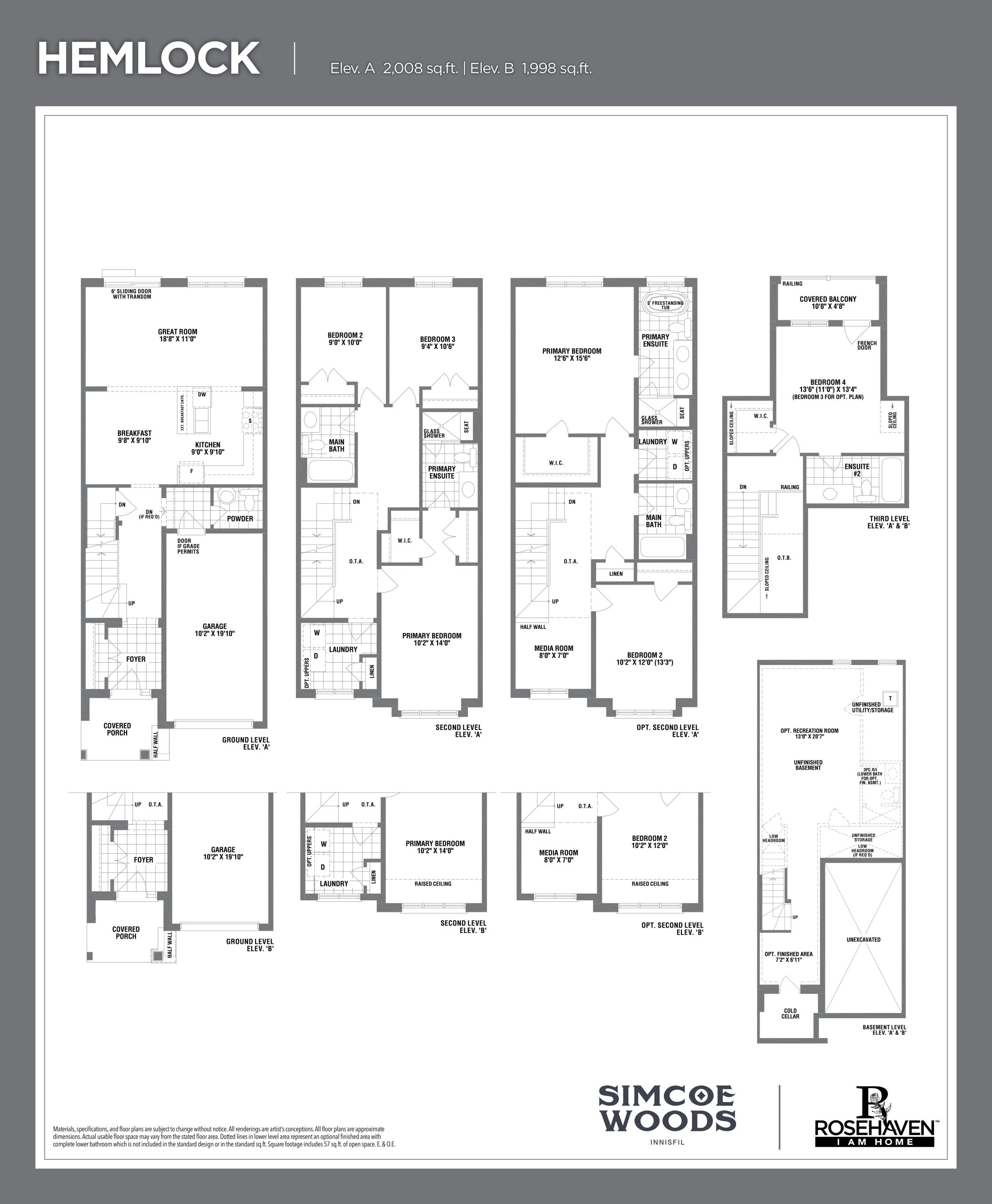 Hemlock floor plan