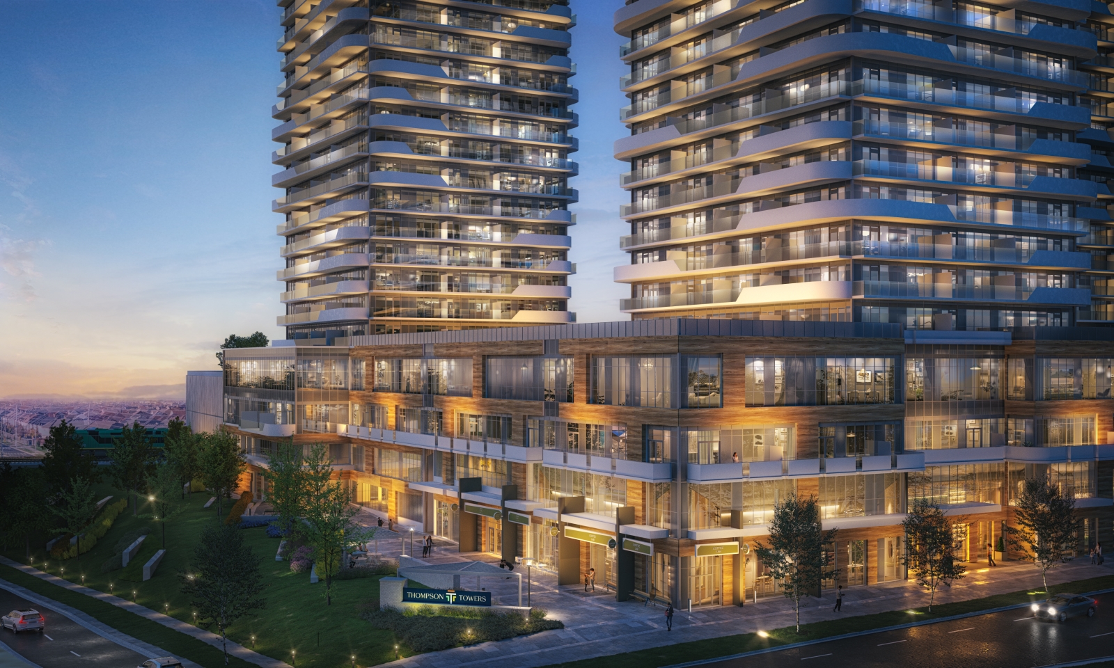 Thompson Towers – Sienna in Milton — rendering 2