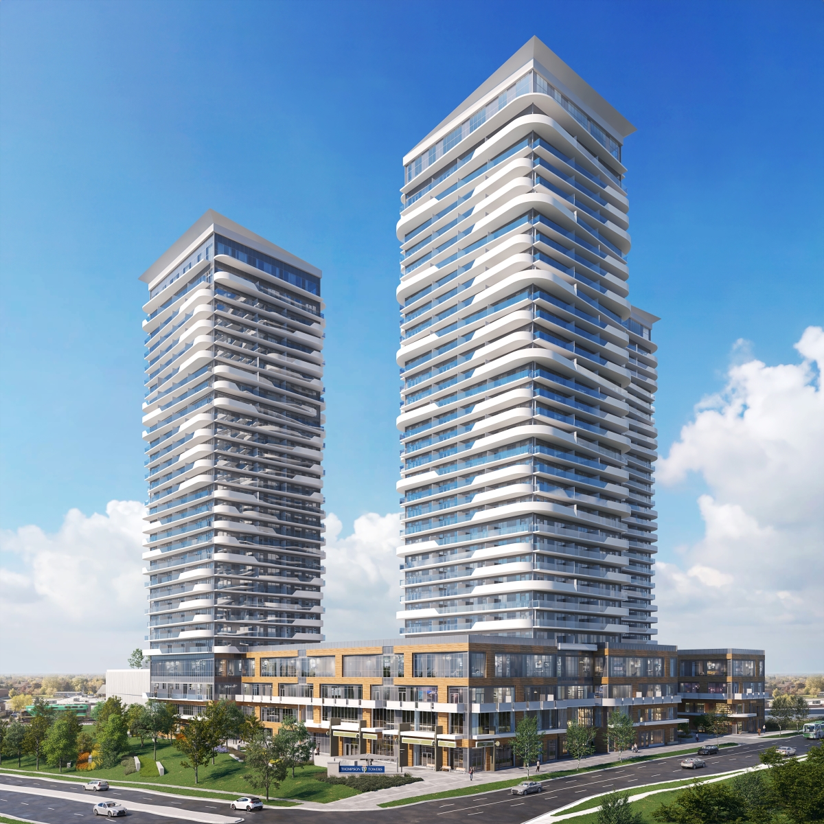 Thompson Towers – Sienna in Milton — rendering 4