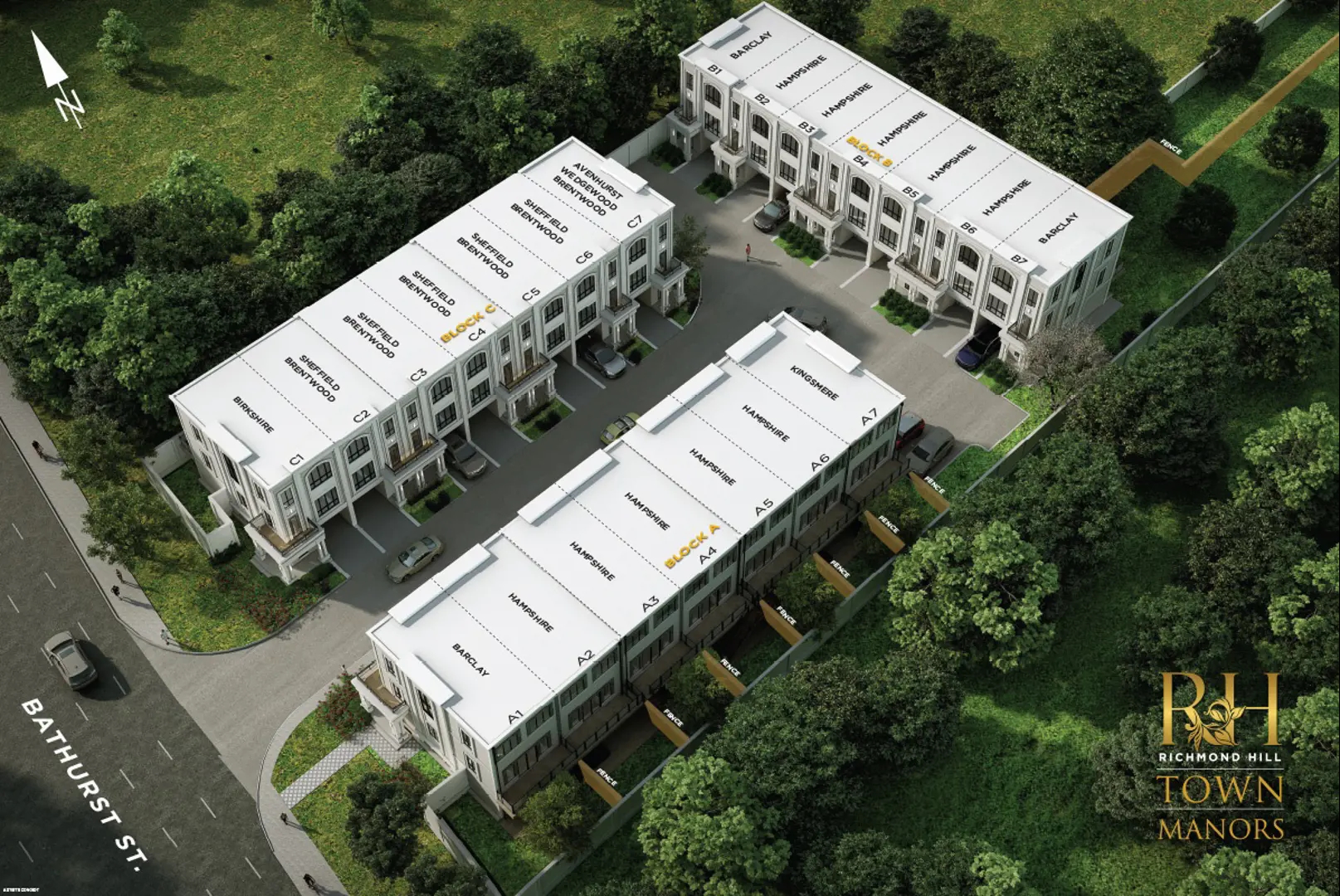 Richmond Hill Town Manors in Richmond Hill — rendering 5