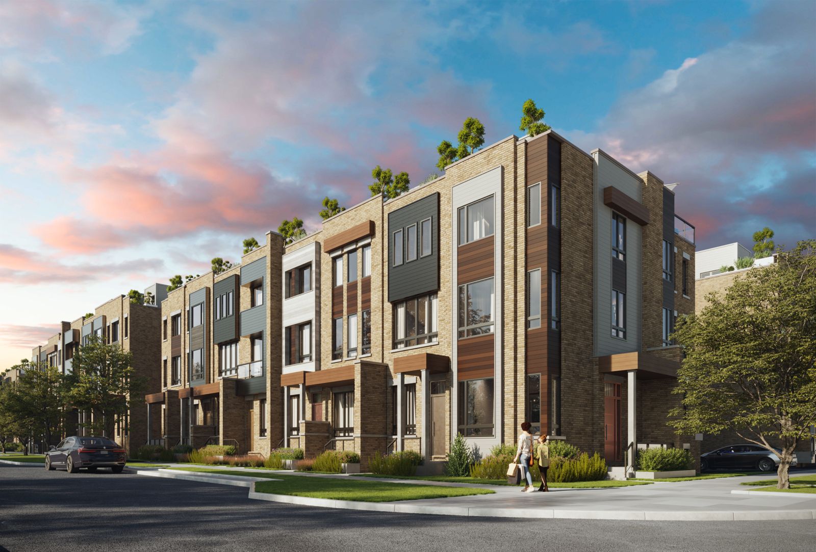 Townhomes at Crosstown in Toronto — rendering 4