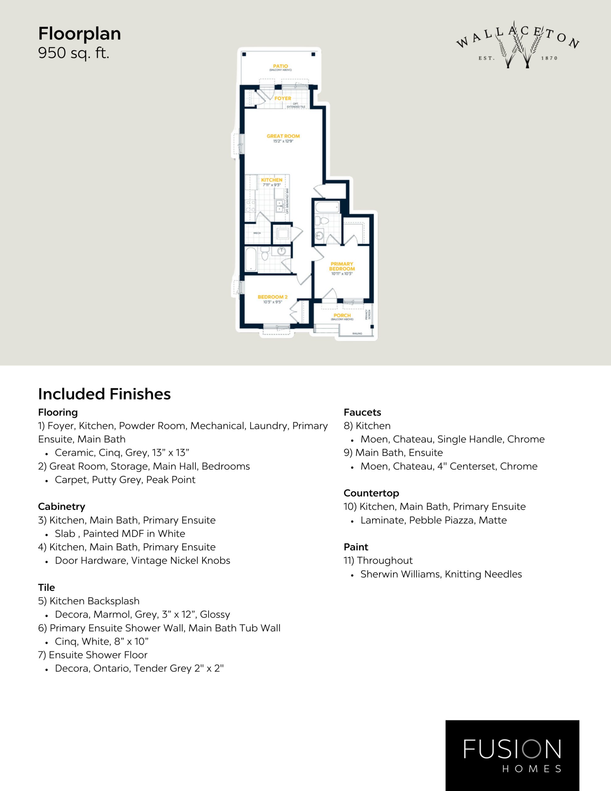 The Coral (Bldg. A, Unit 15) plan preview