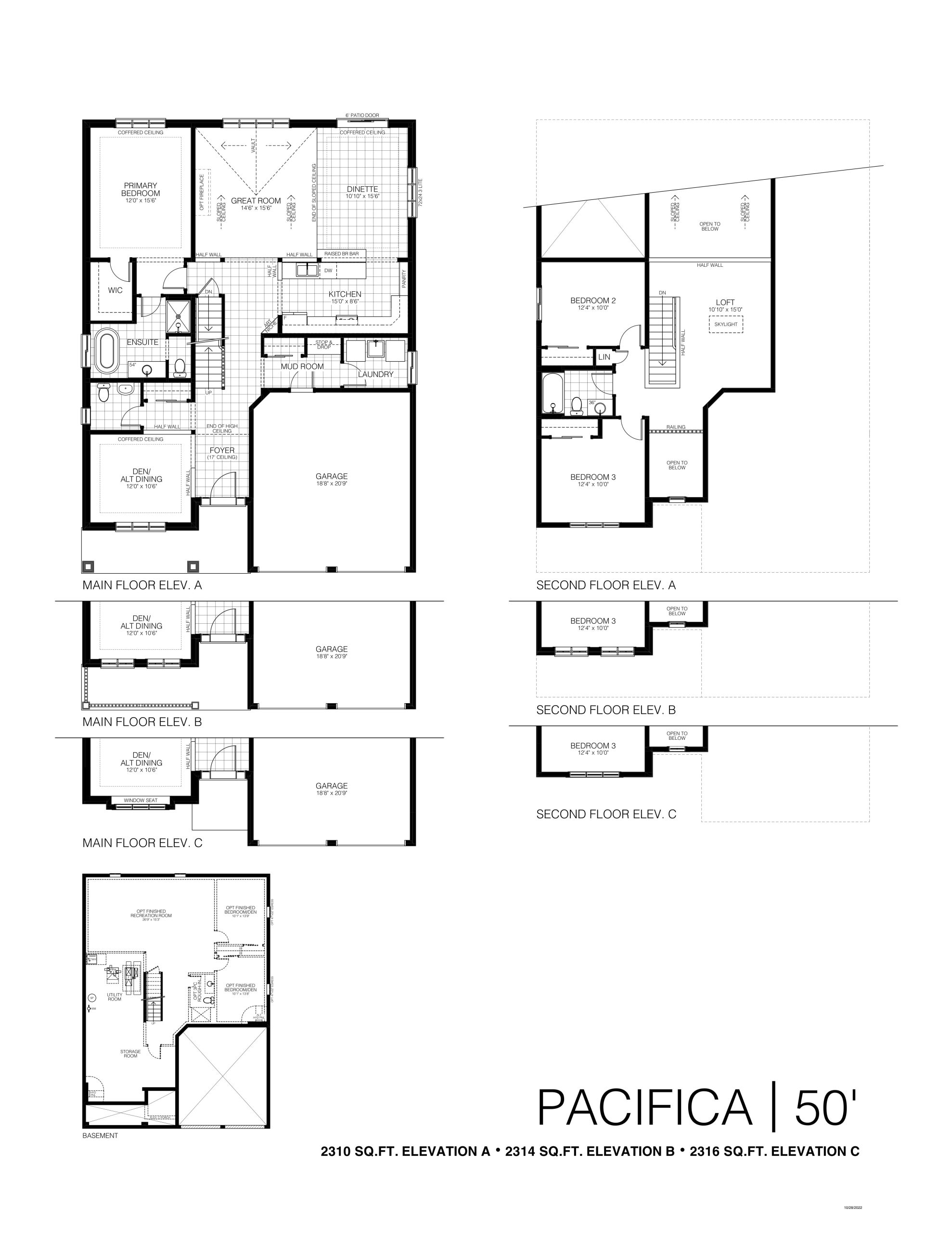 Pacifica floor plan