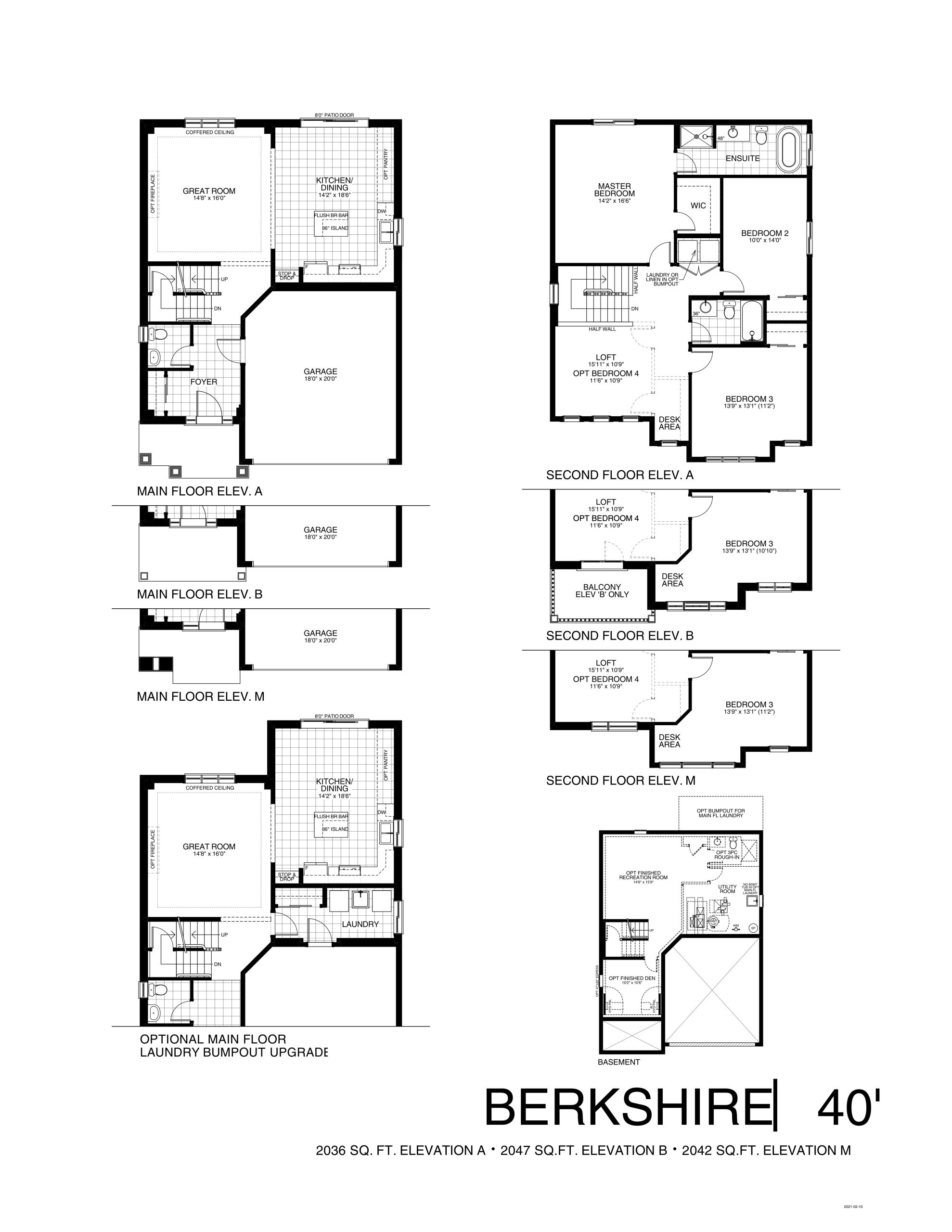 Berkshire floor plan