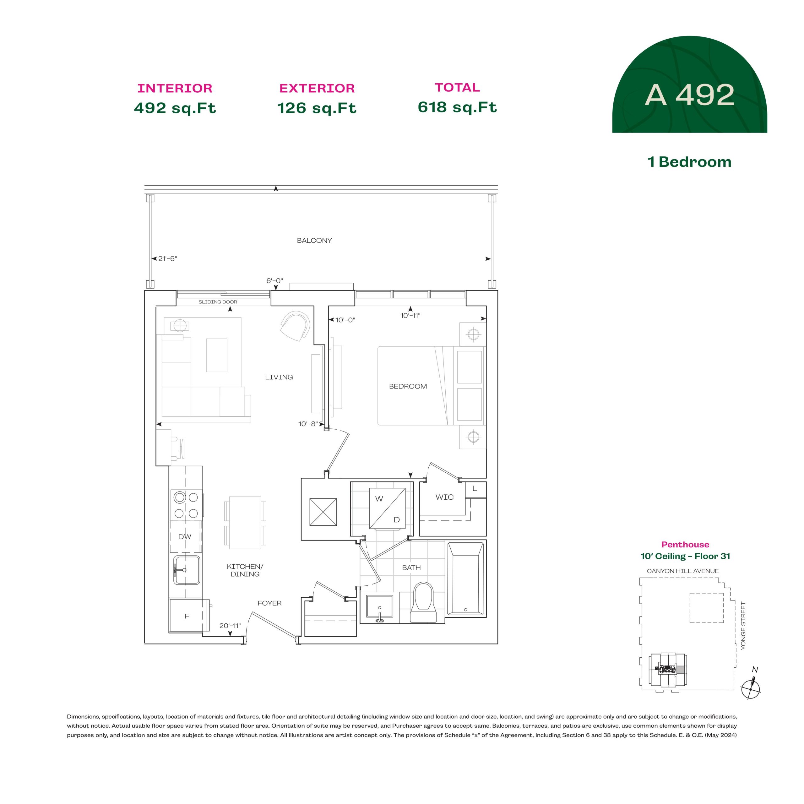 A492 (Tower Suites) floor plan