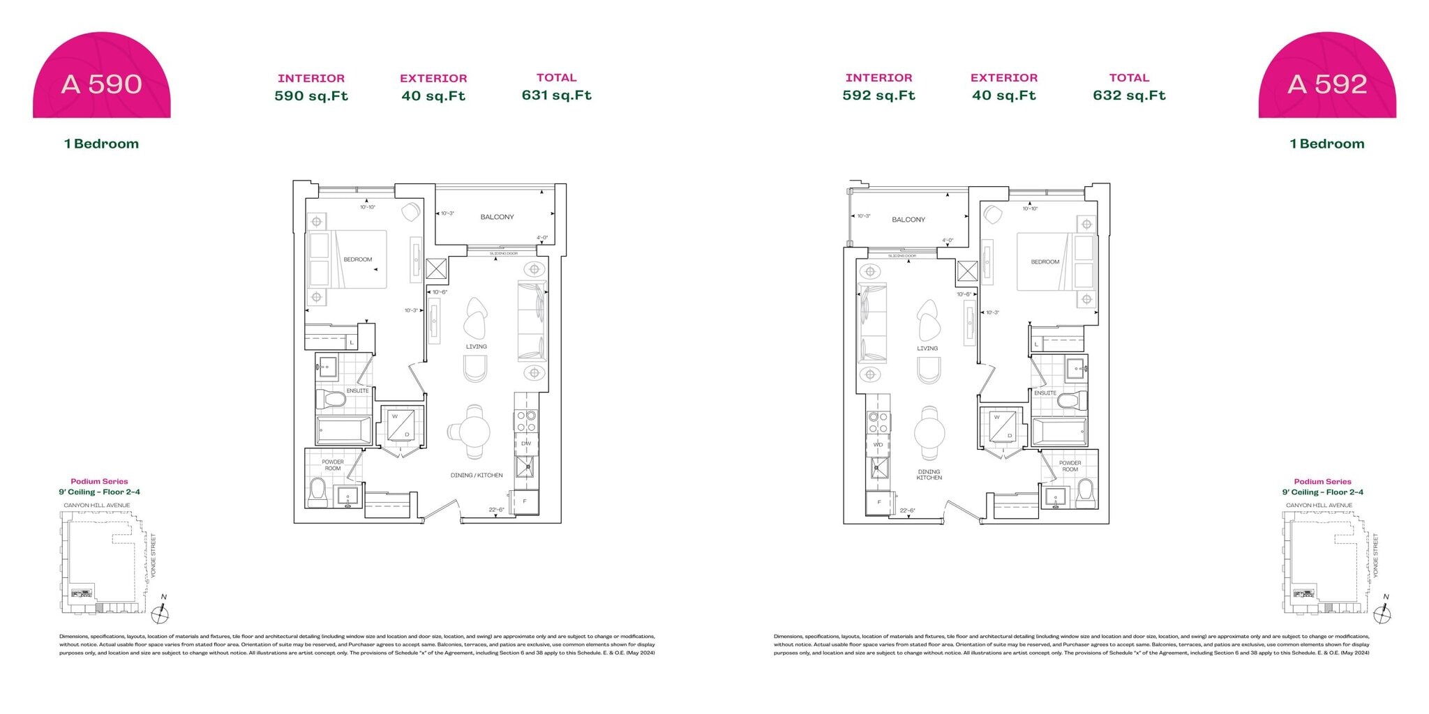 A590 (Tower Suites) floor plan