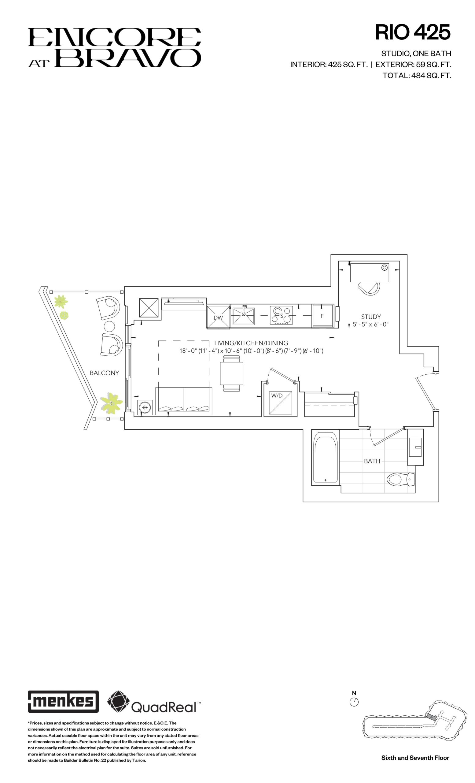 Rio 425 floor plan