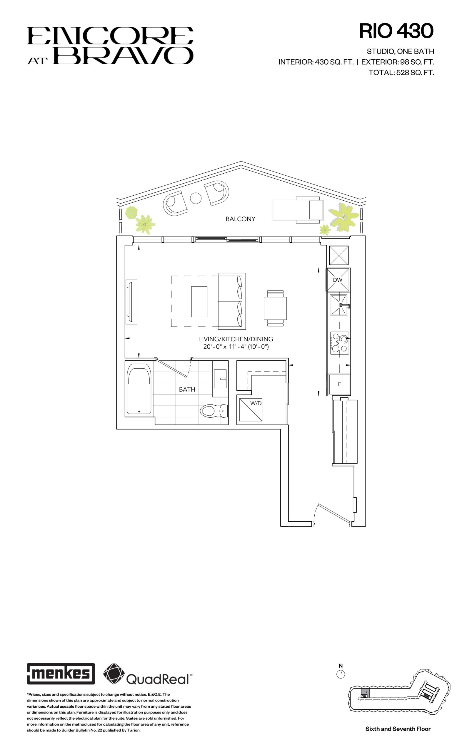Rio 430 floor plan