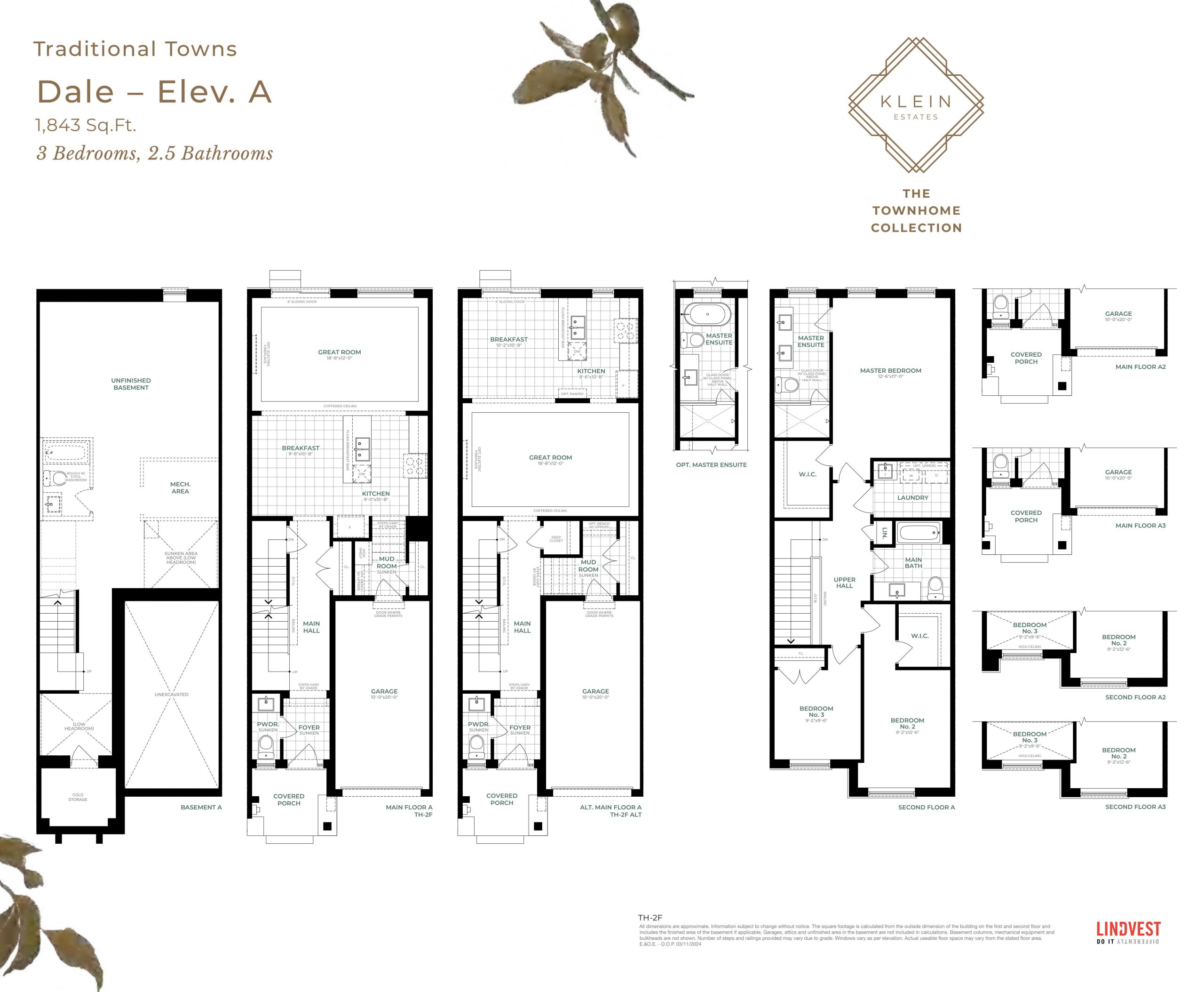 Dale - Elev. A floor plan