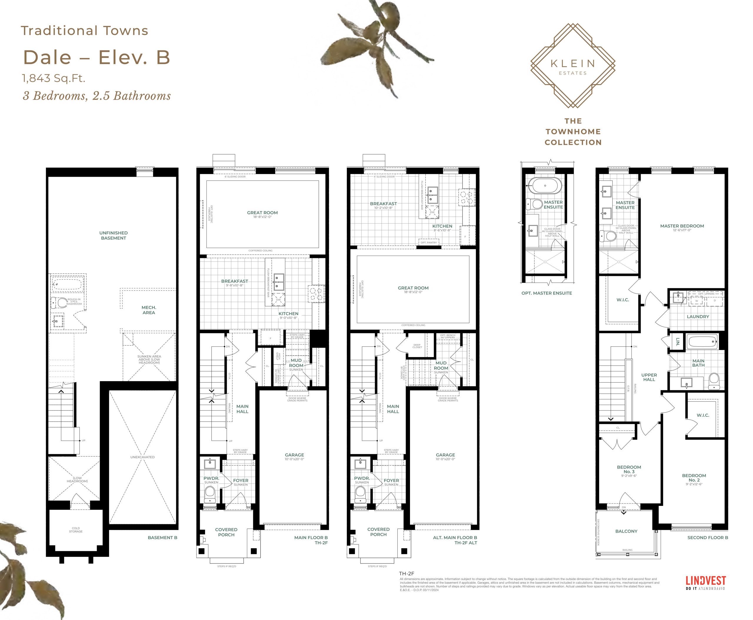 Dale - Elev. B floor plan