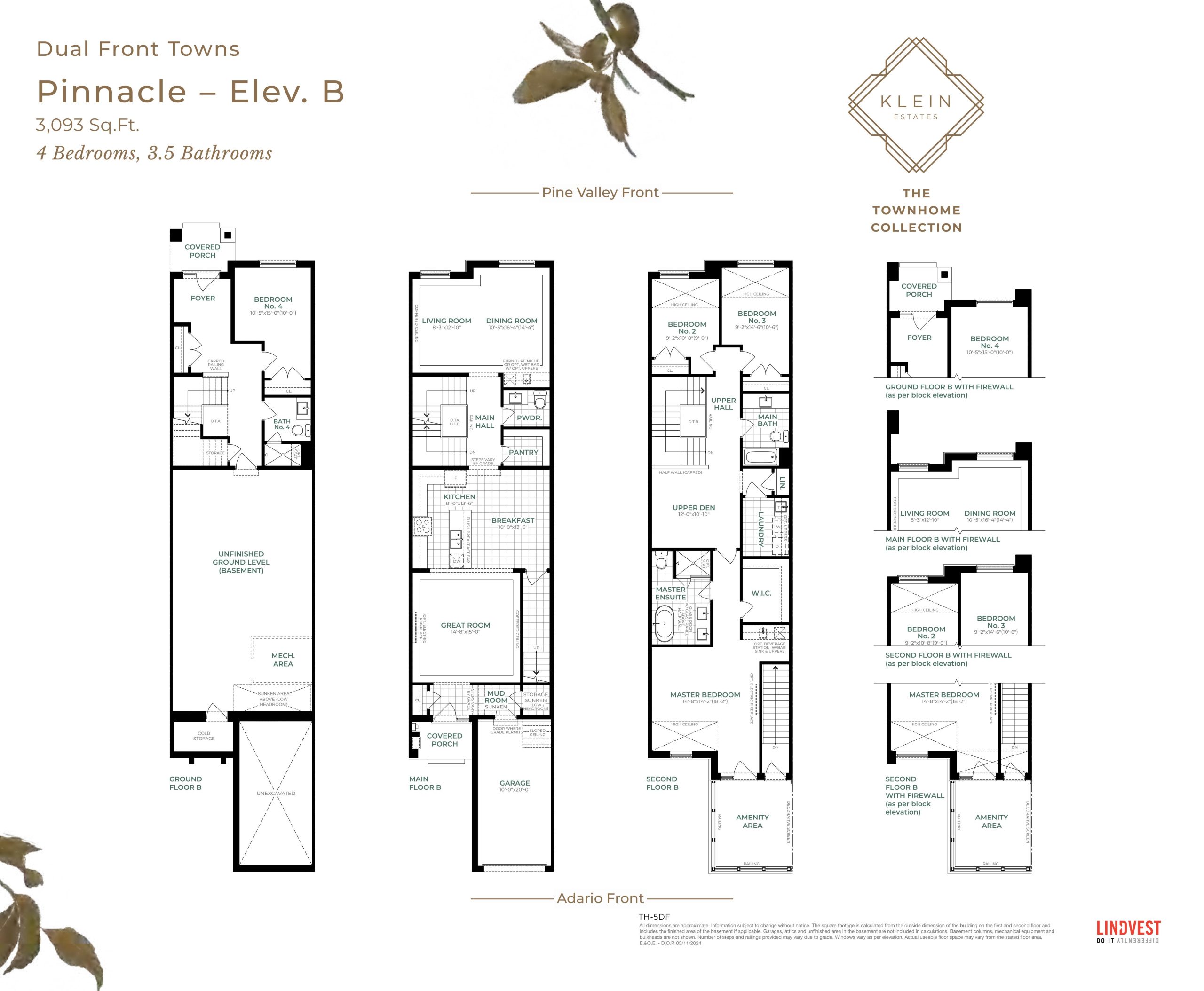 Pinnacle - Elev. B floor plan