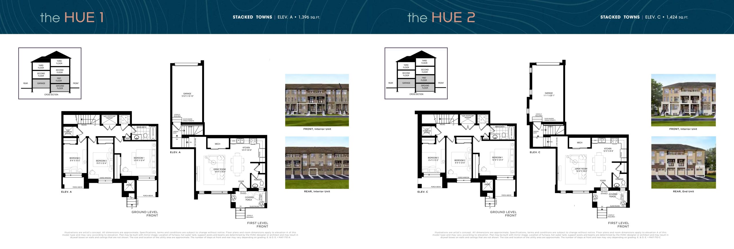 The Hue 1 floor plan