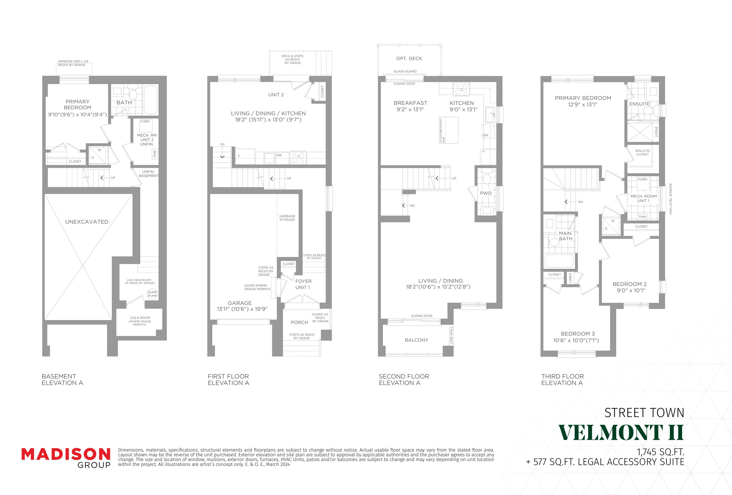 Velmont II floor plan