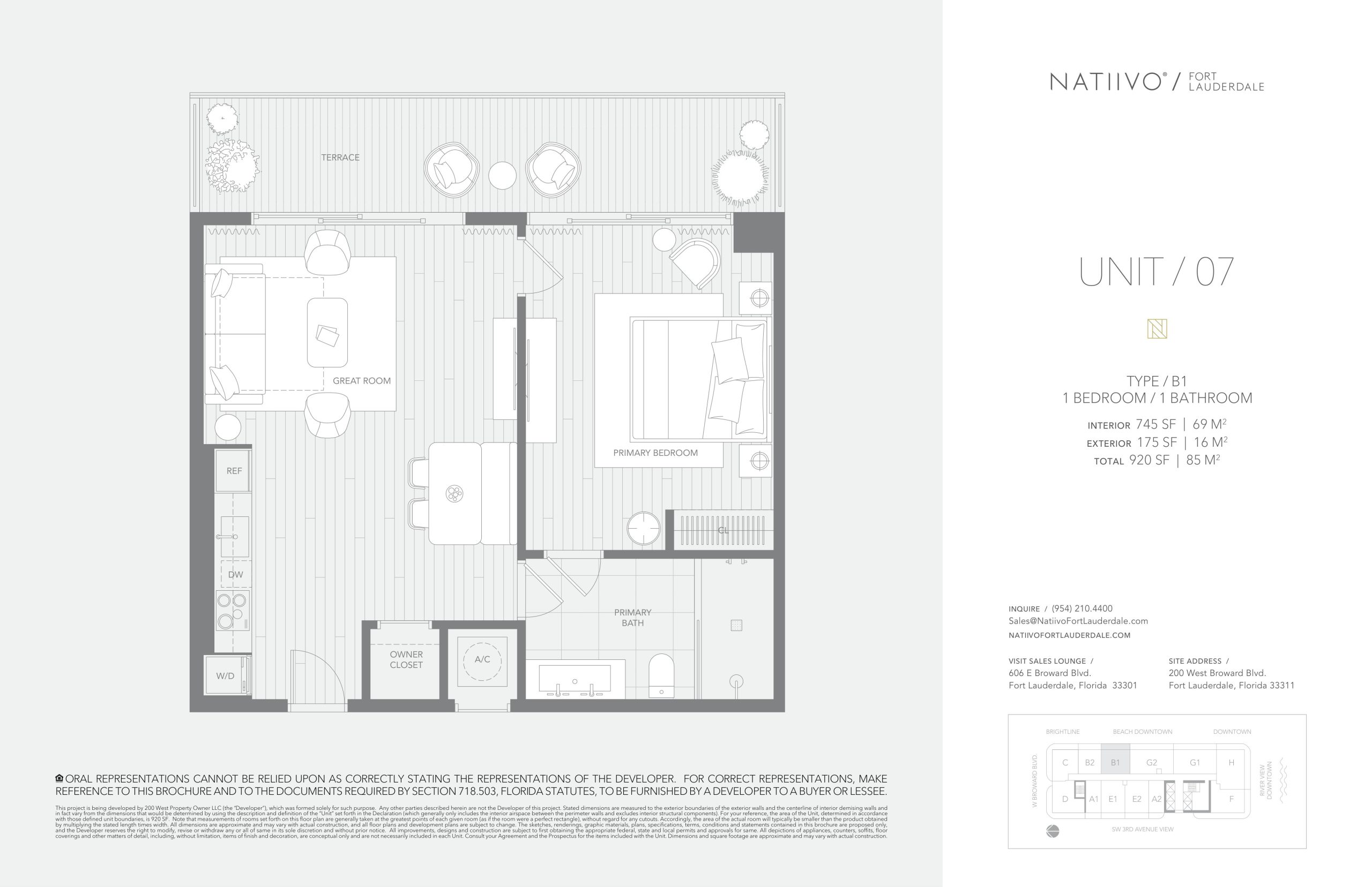 Unit 07 floor plan