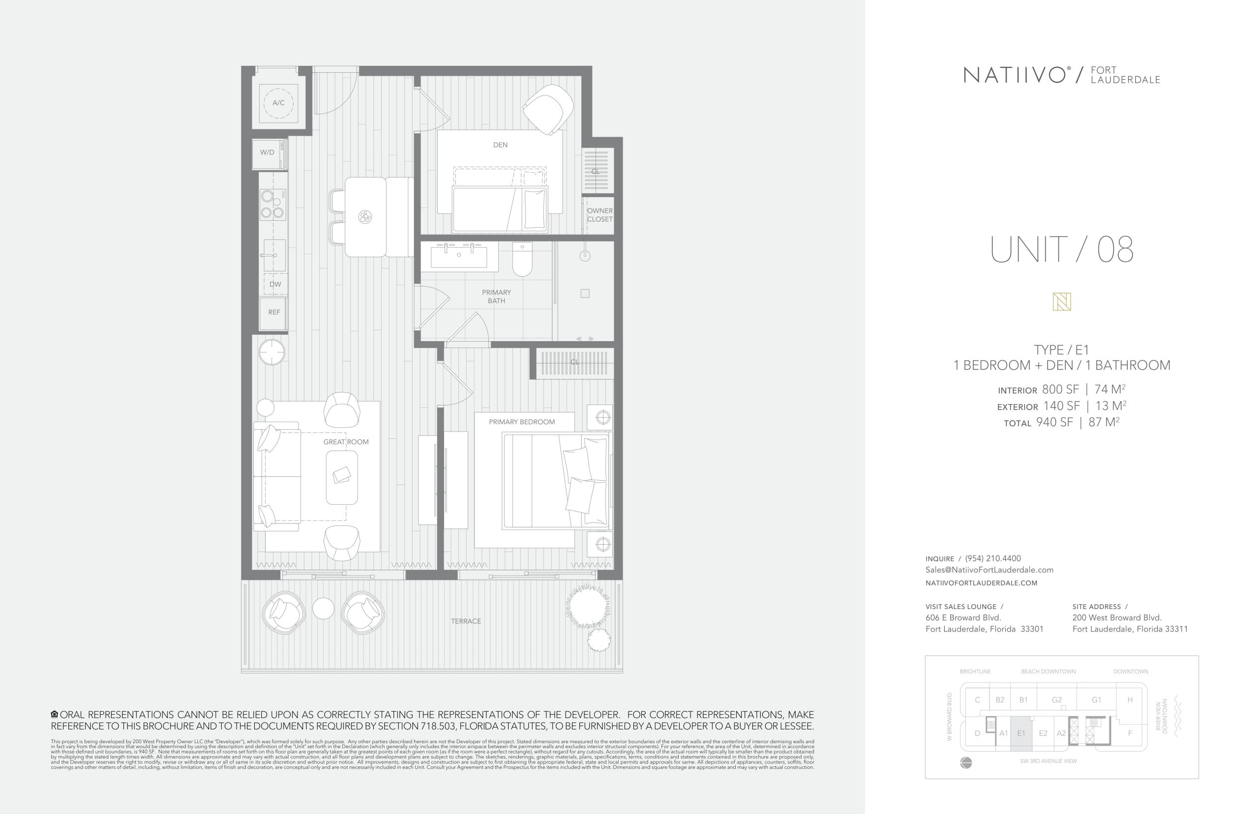 Unit 08 floor plan