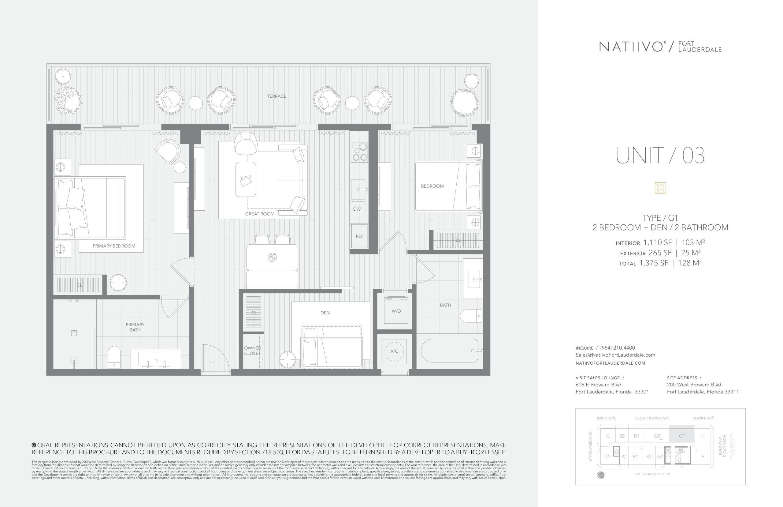 Unit 03 floor plan