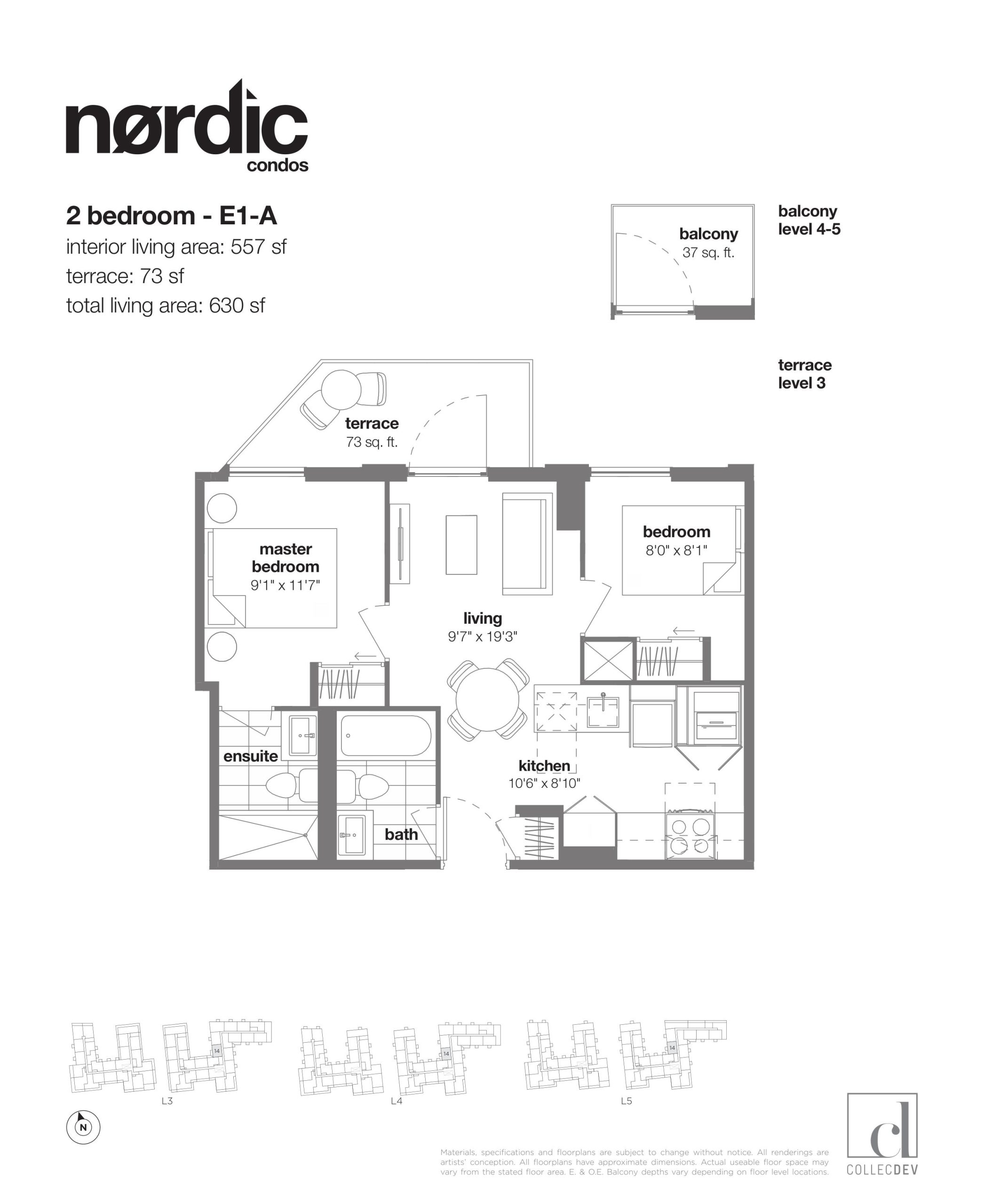 E1-A floor plan