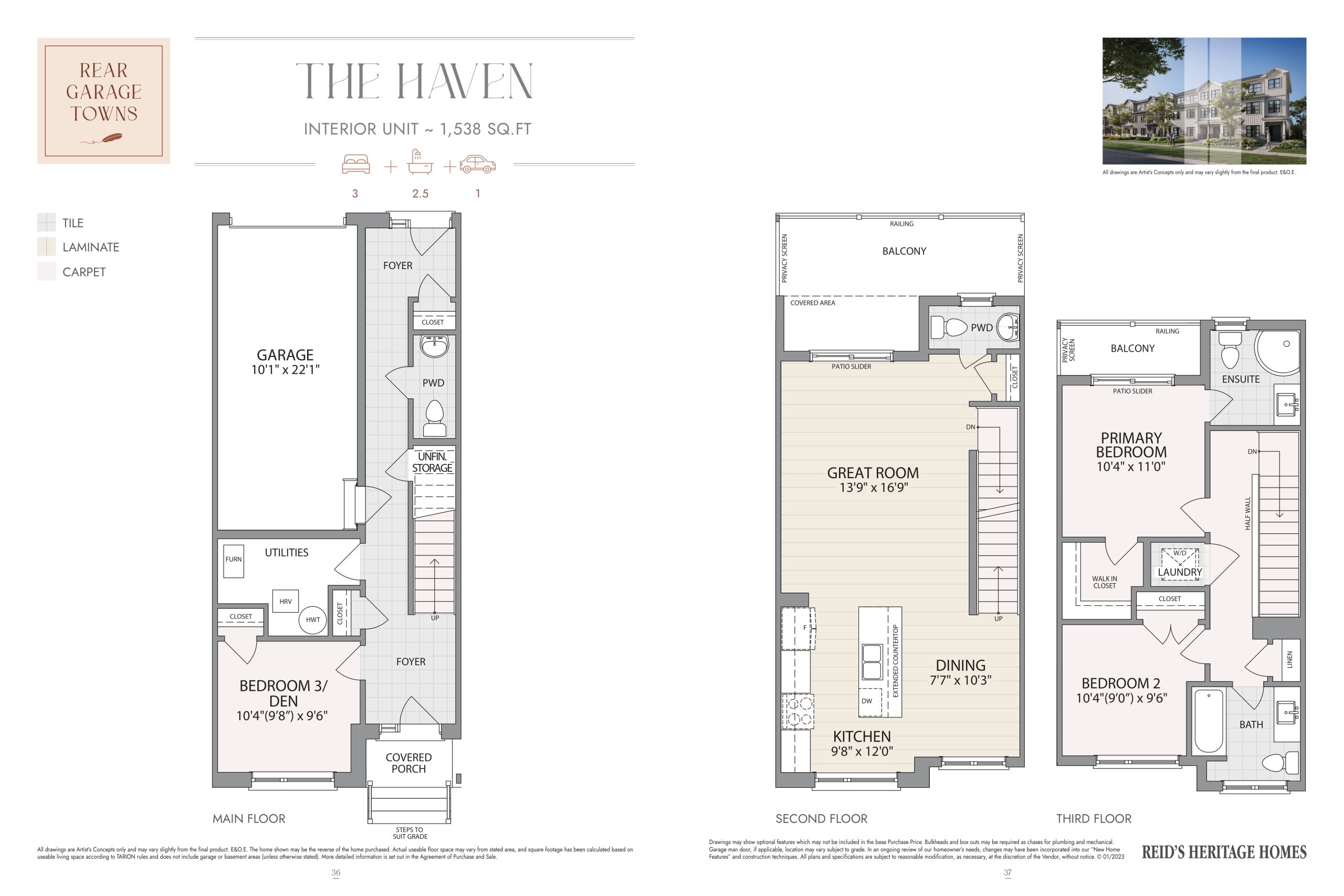 The Haven (Interior Unit) floor plan