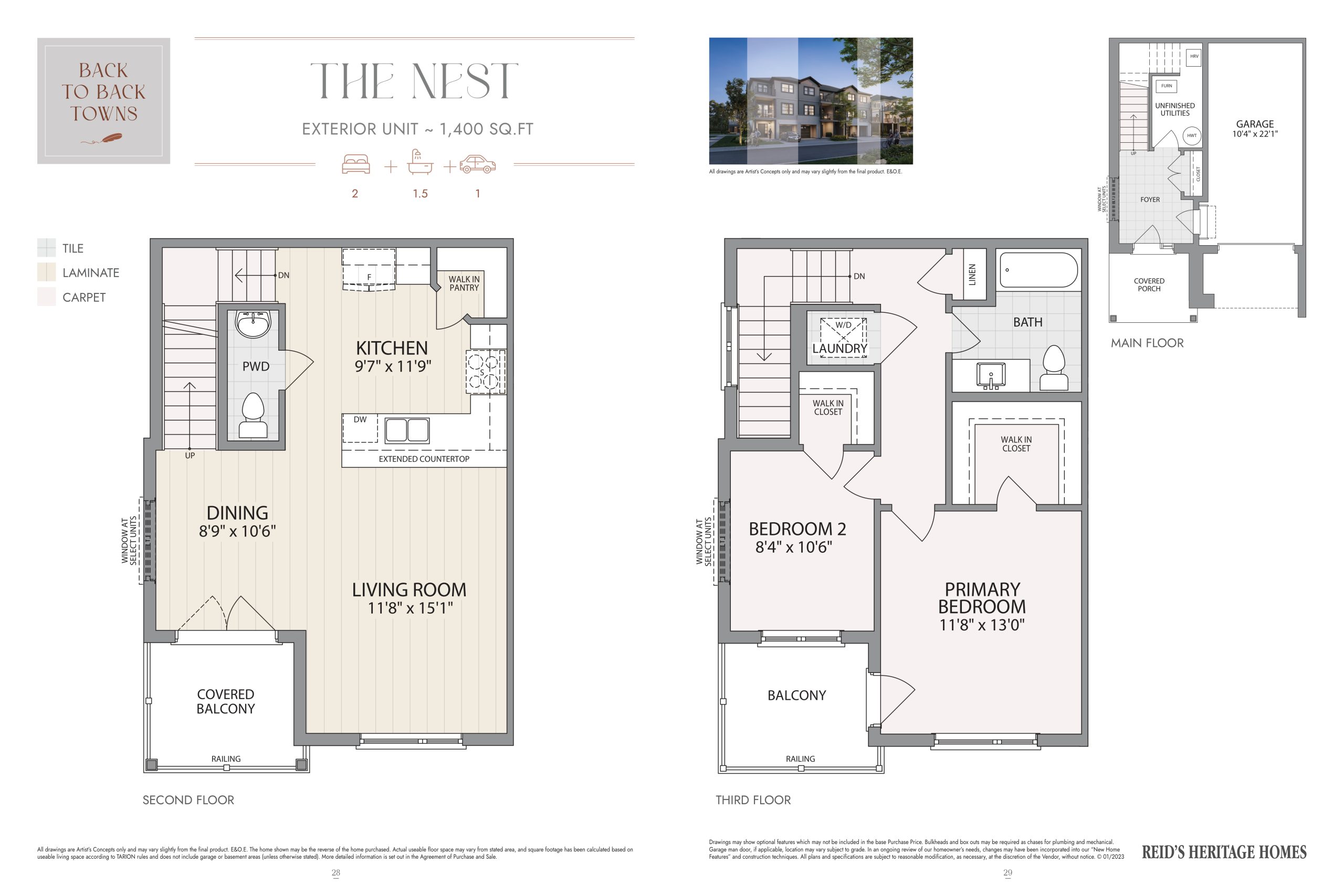 The Nest (Exterior Unit) floor plan
