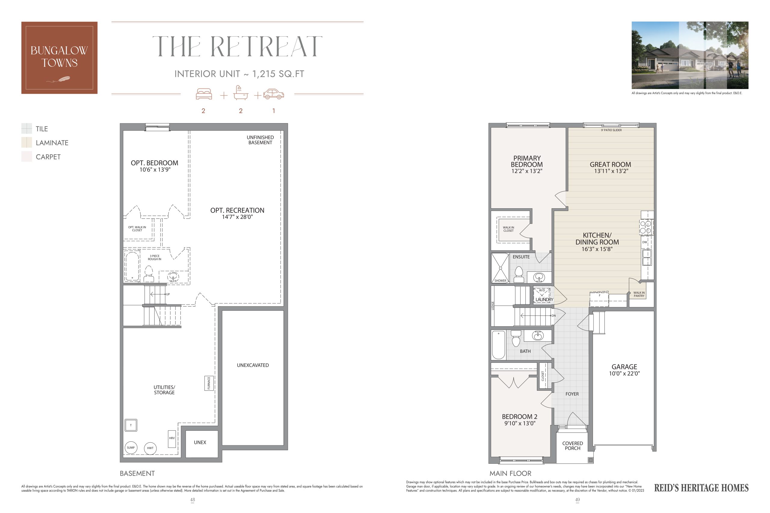 The Retreat (Interior Unit) floor plan