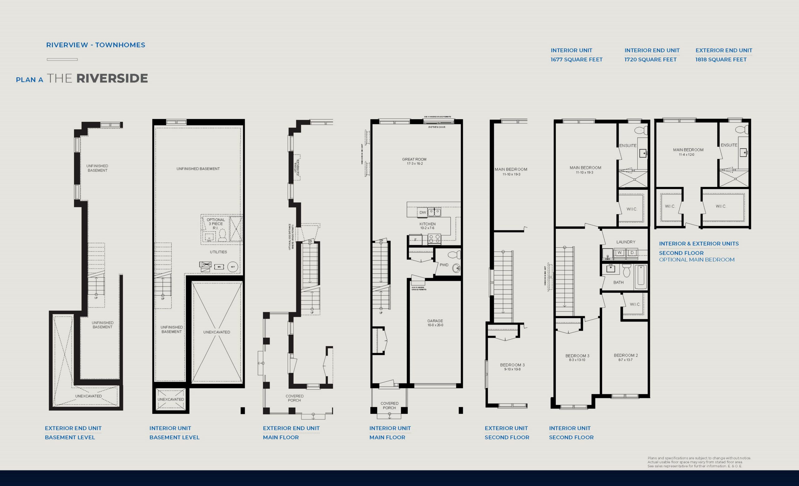 The RiverSide floor plan