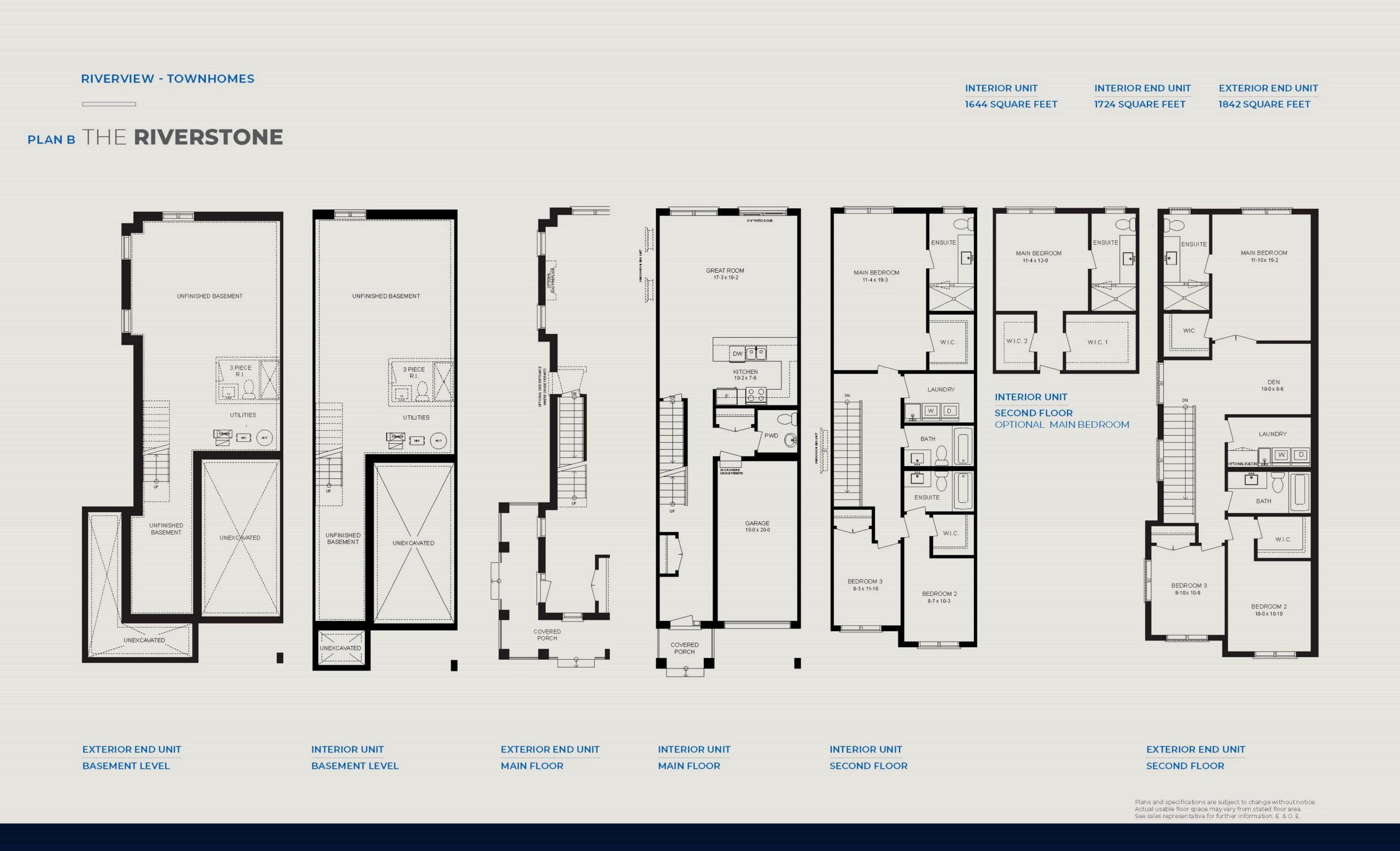 The RiverStone floor plan