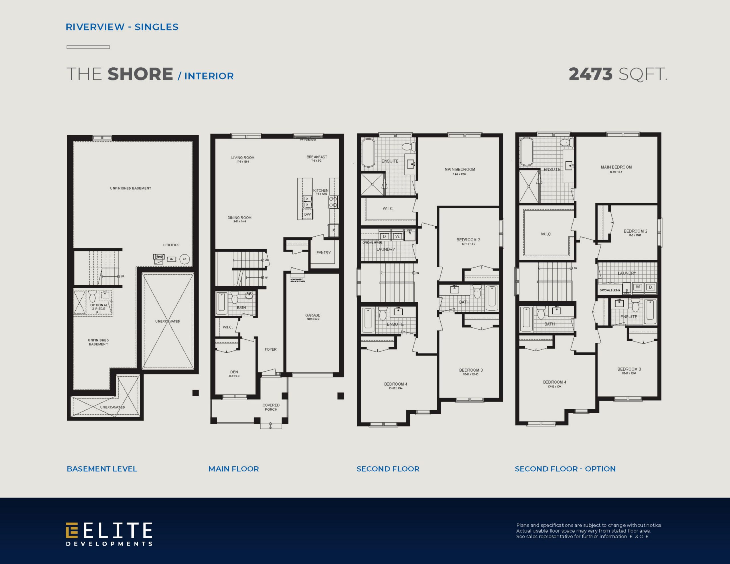 The Shore floor plan