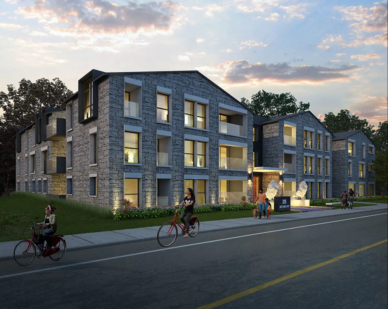Stone Lofts in Hamilton — rendering 3