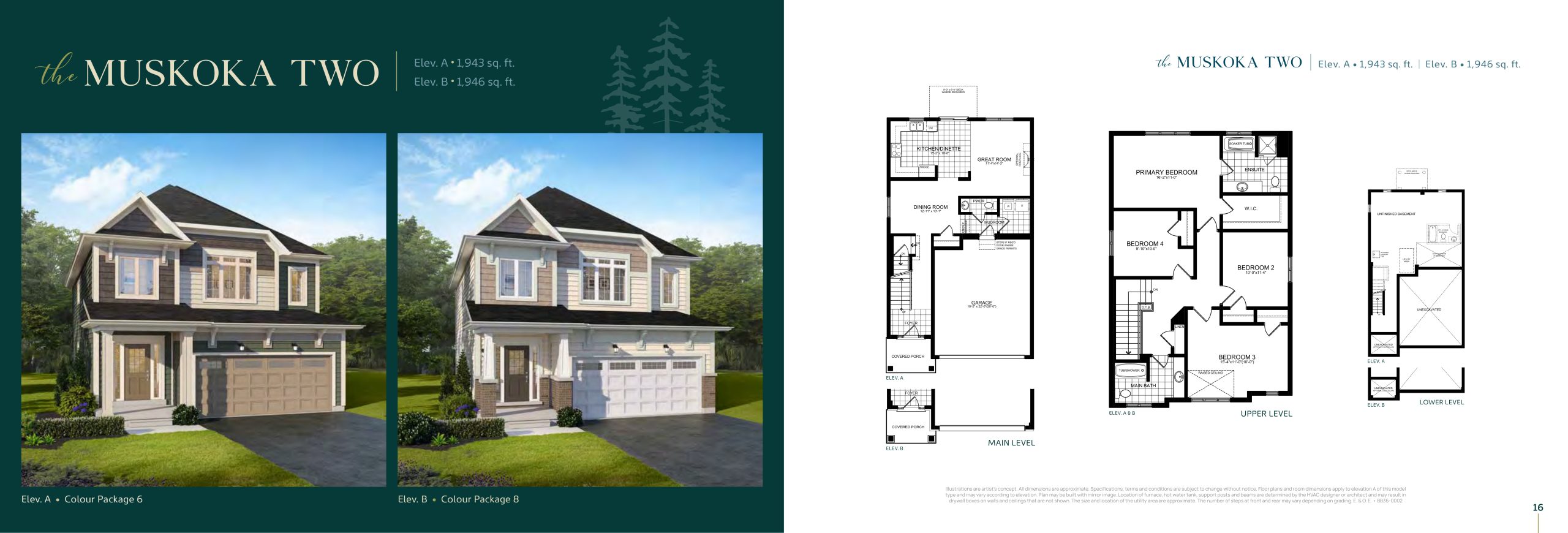 The Muskoka Two floor plan