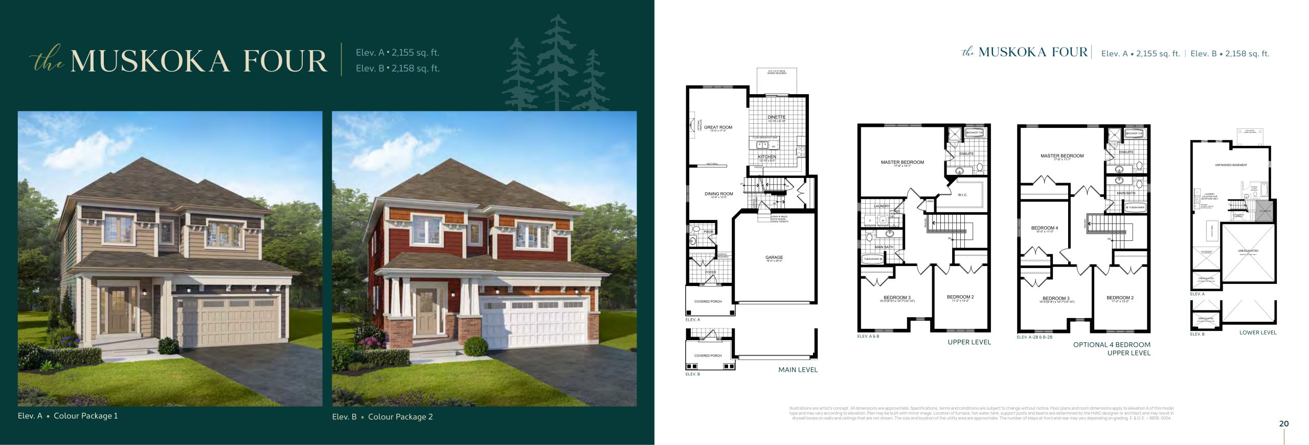 The Muskoka Four floor plan