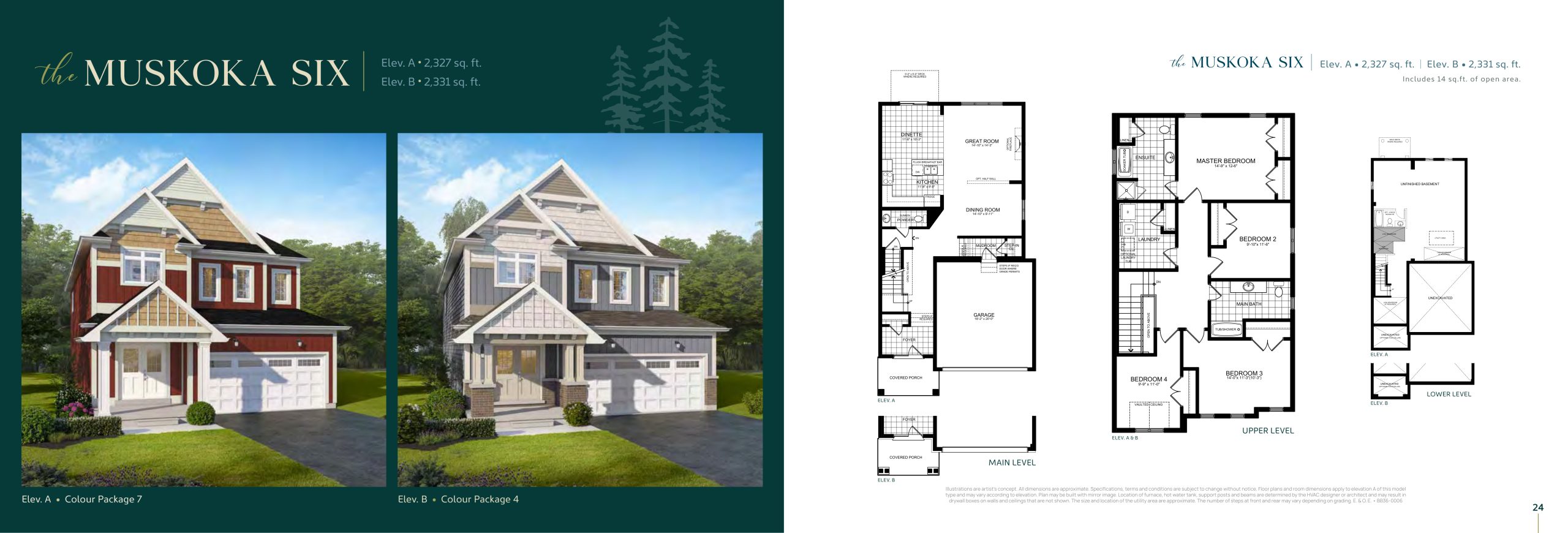 The Muskoka Six floor plan