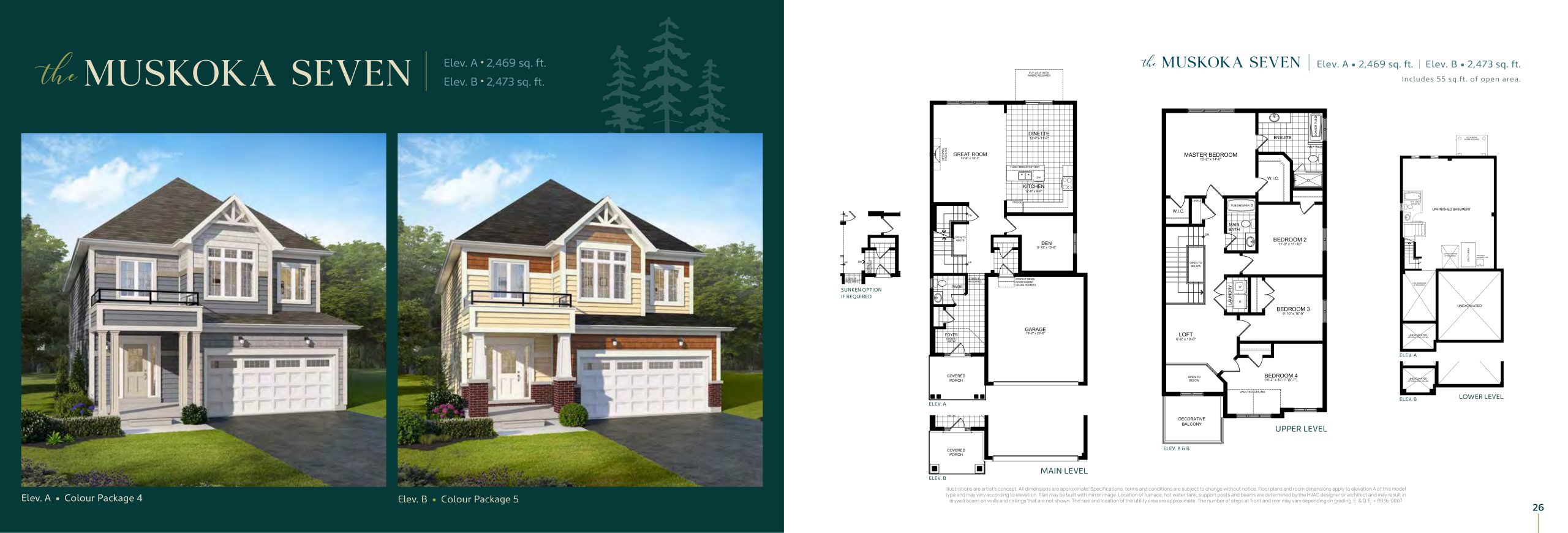 The Muskoka Seven floor plan