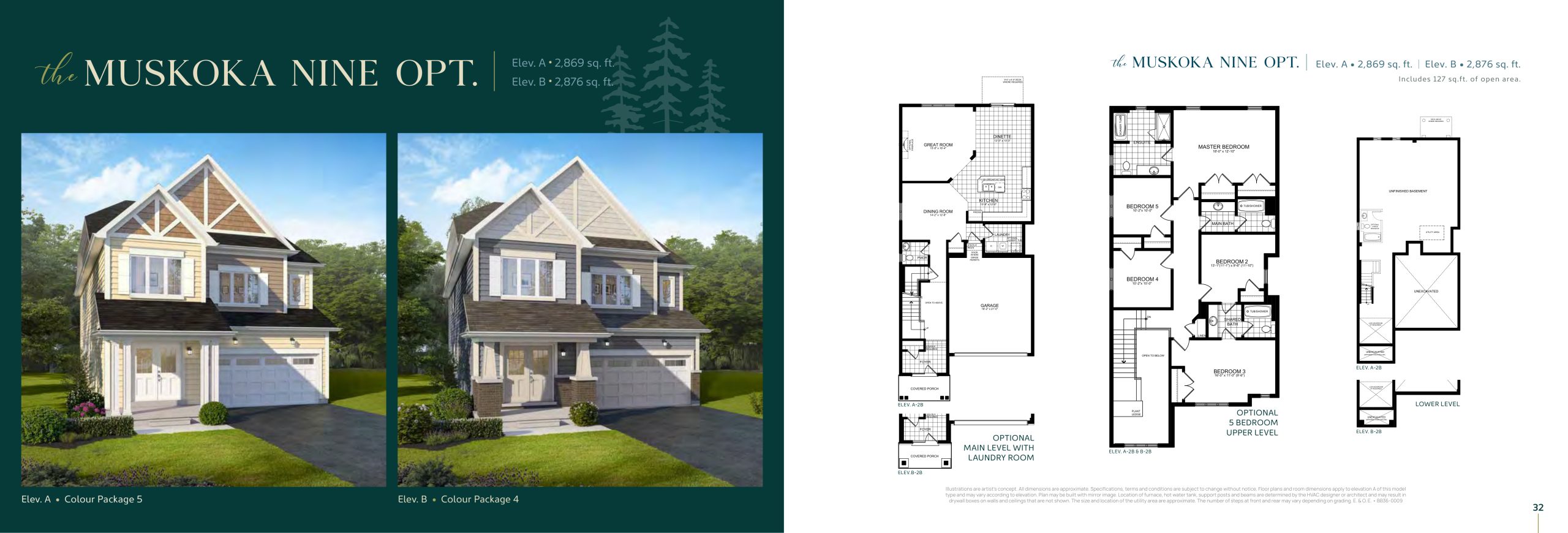 The Muskoka Nine (Optional) floor plan