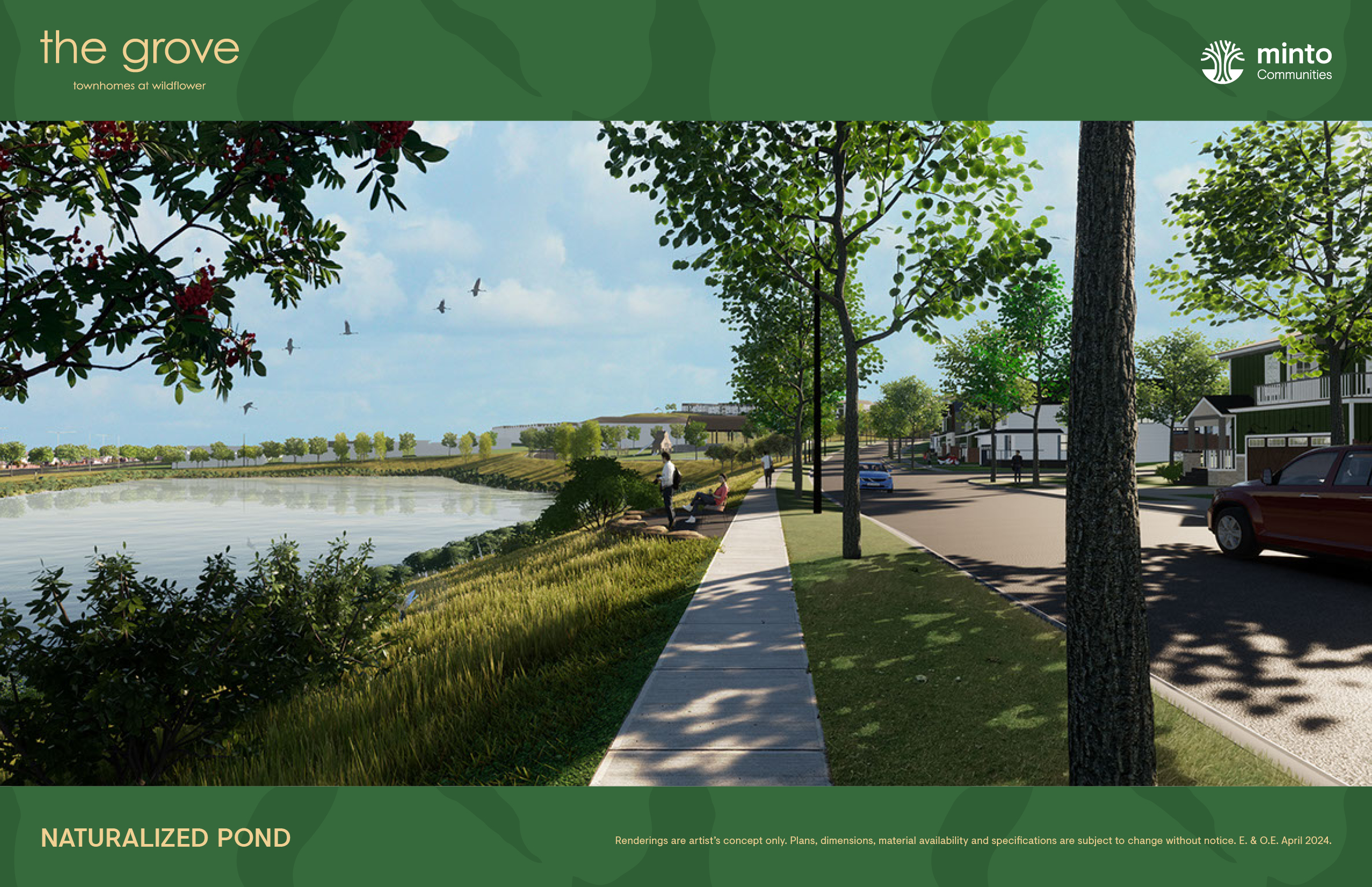 The Grove Townhomes at Wildflower in Airdrie — rendering 4