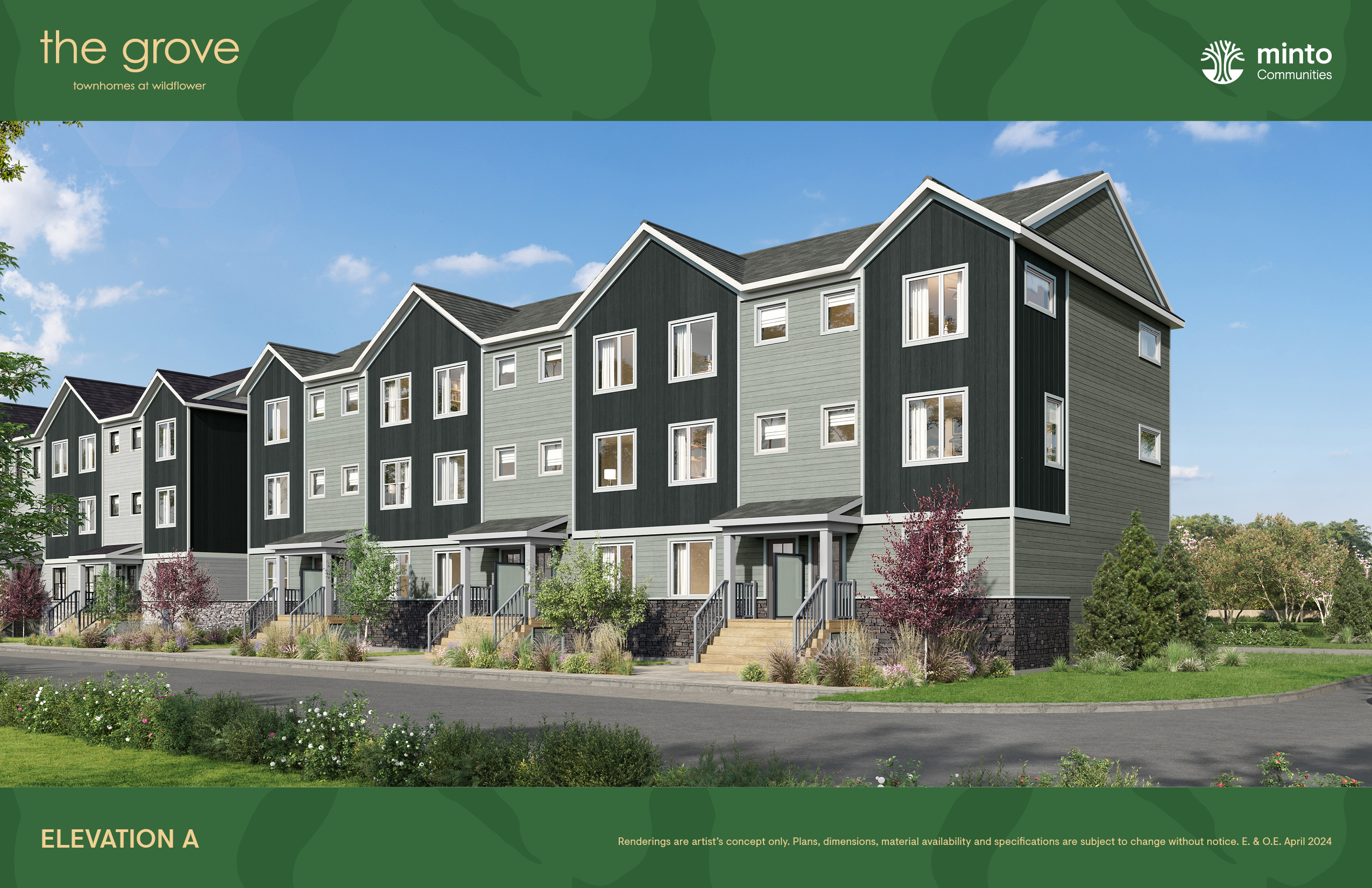 The Grove Townhomes at Wildflower in Airdrie — rendering 16