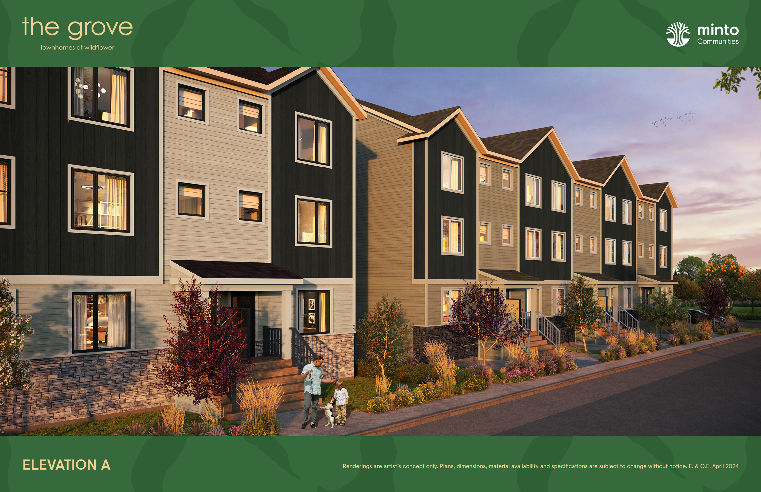 The Grove Townhomes at Wildflower in Airdrie — rendering 13