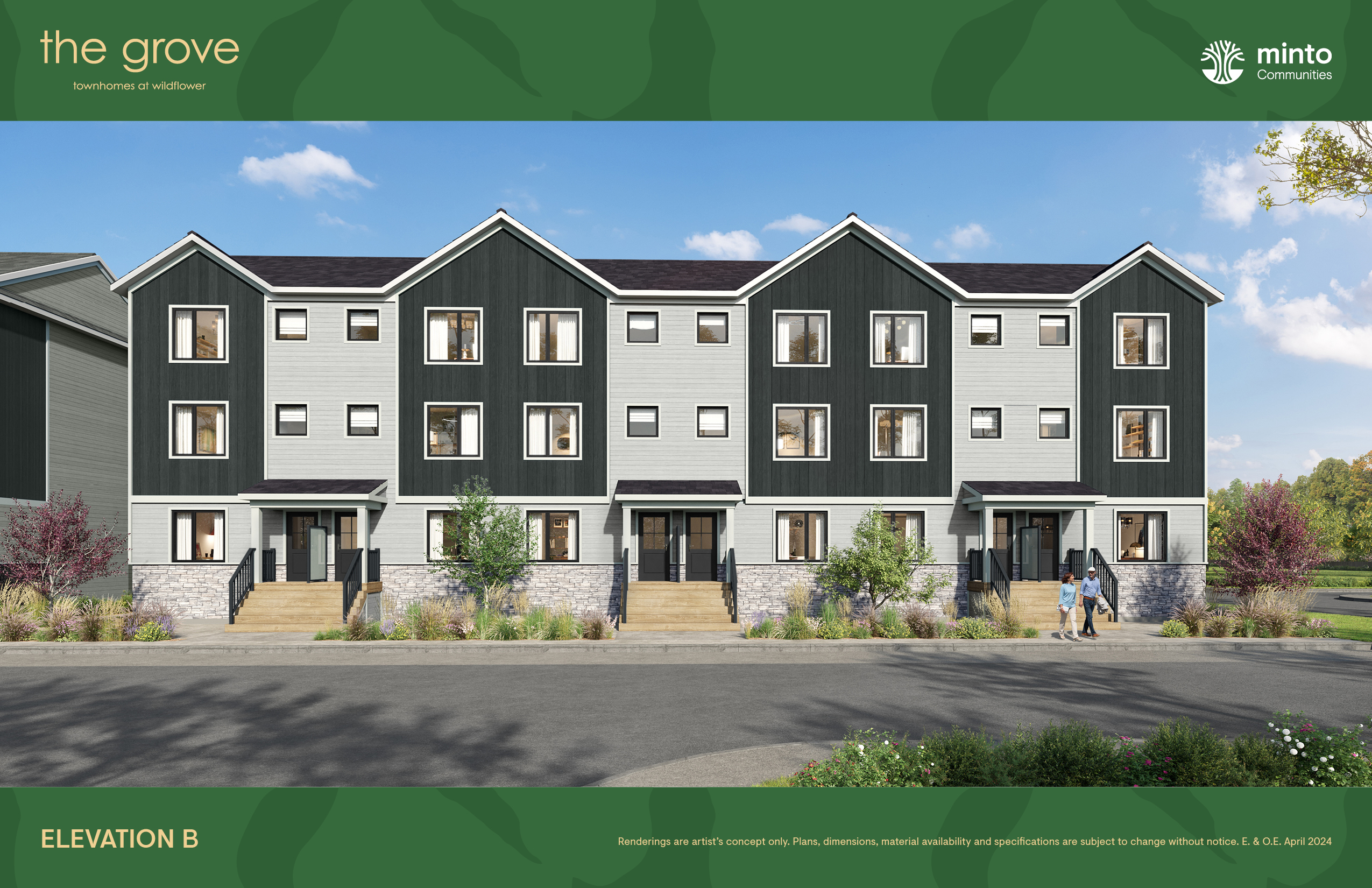 The Grove Townhomes at Wildflower in Airdrie — rendering 11