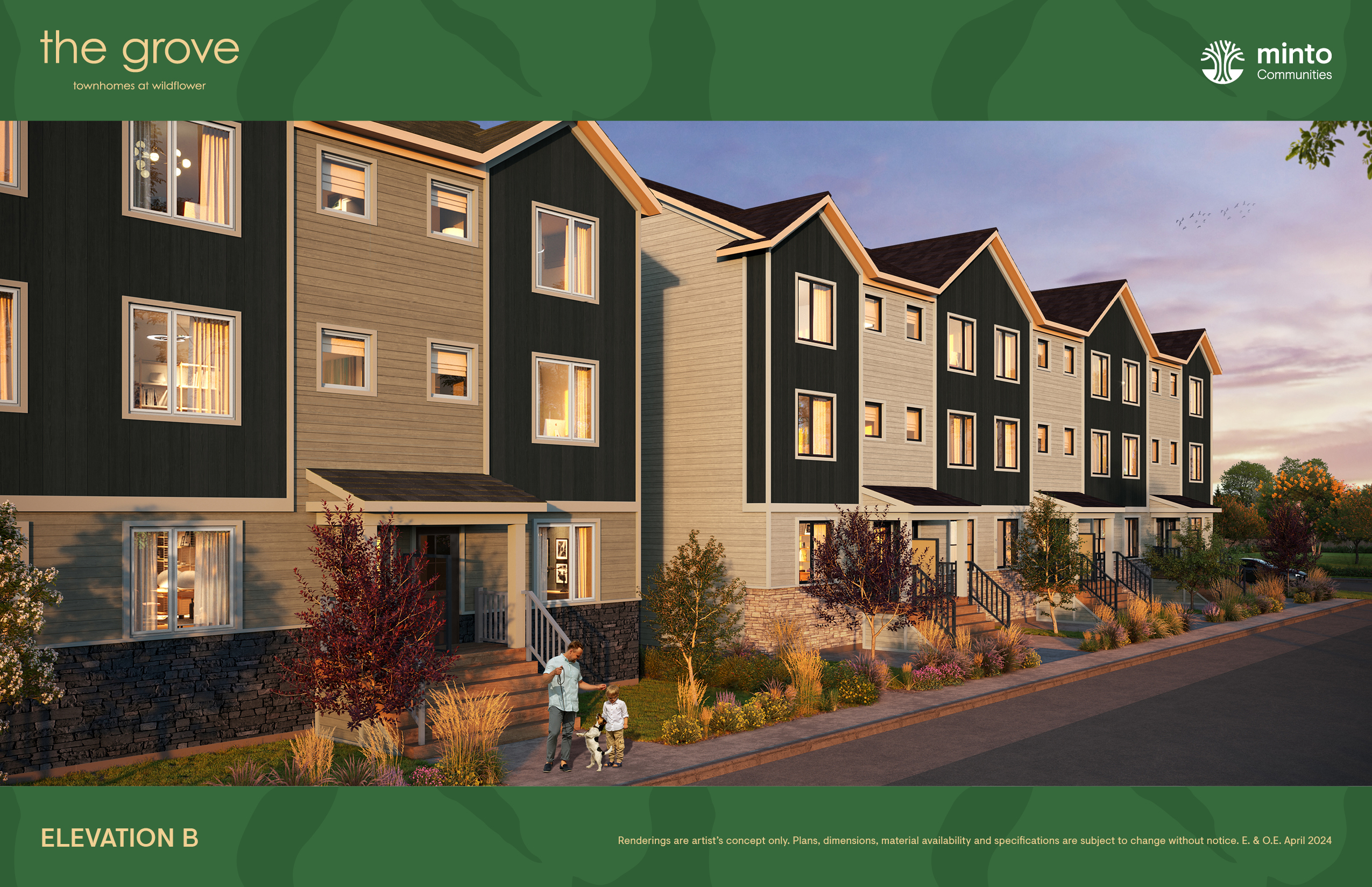 The Grove Townhomes at Wildflower in Airdrie — rendering 9