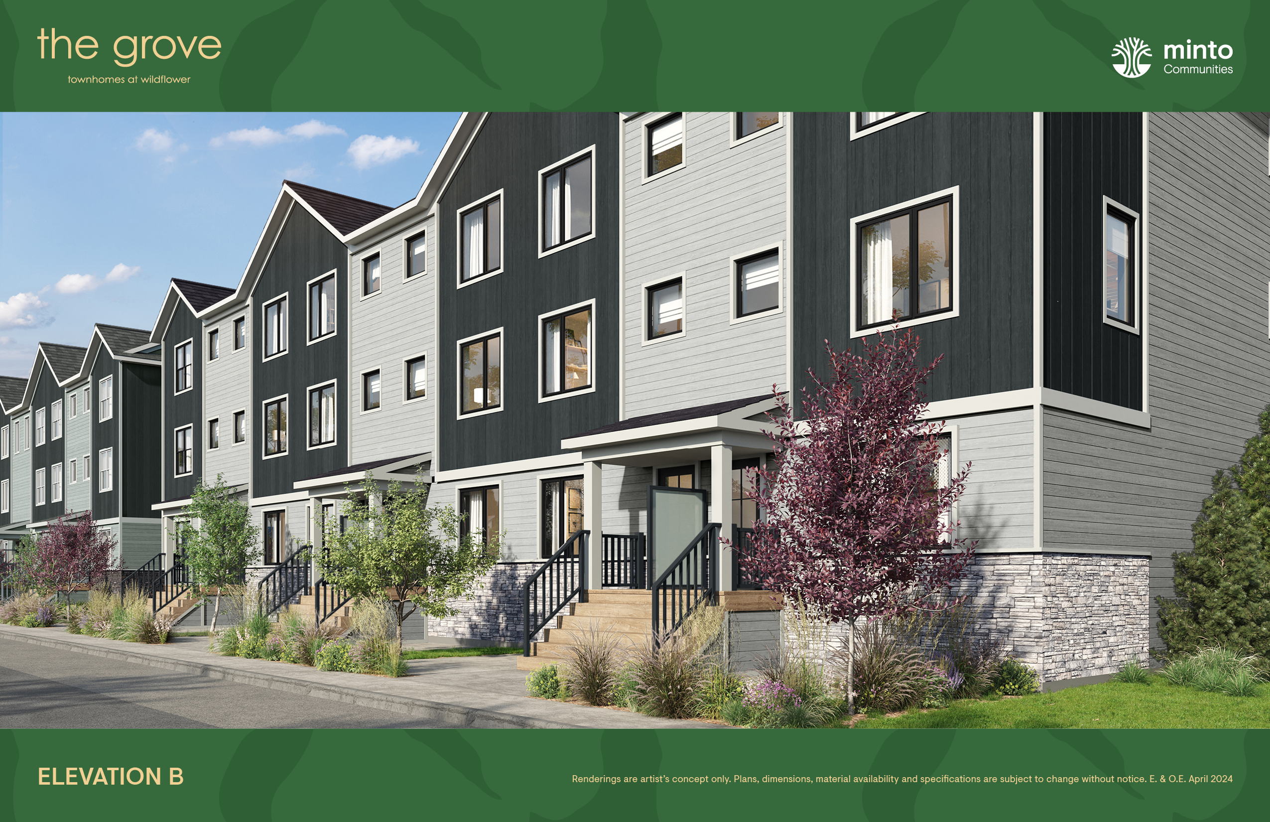 The Grove Townhomes at Wildflower in Airdrie — rendering 8