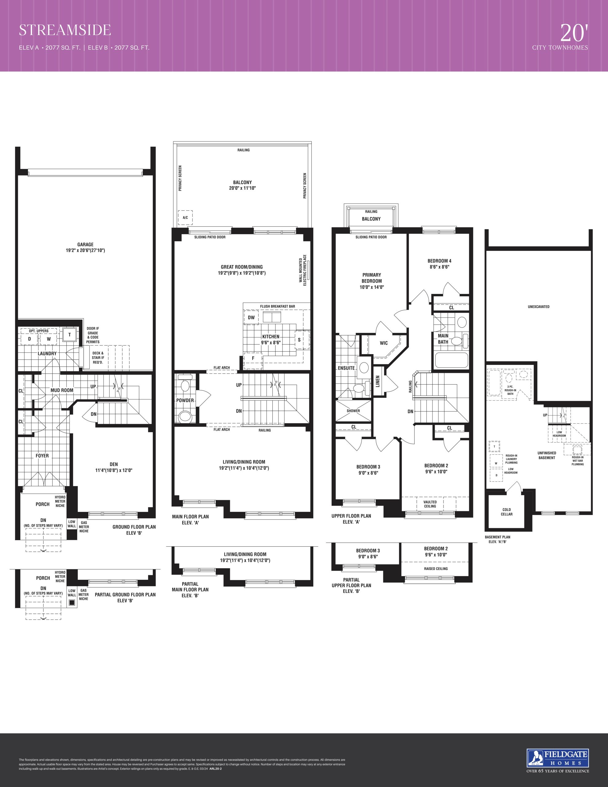 Streamside floor plan