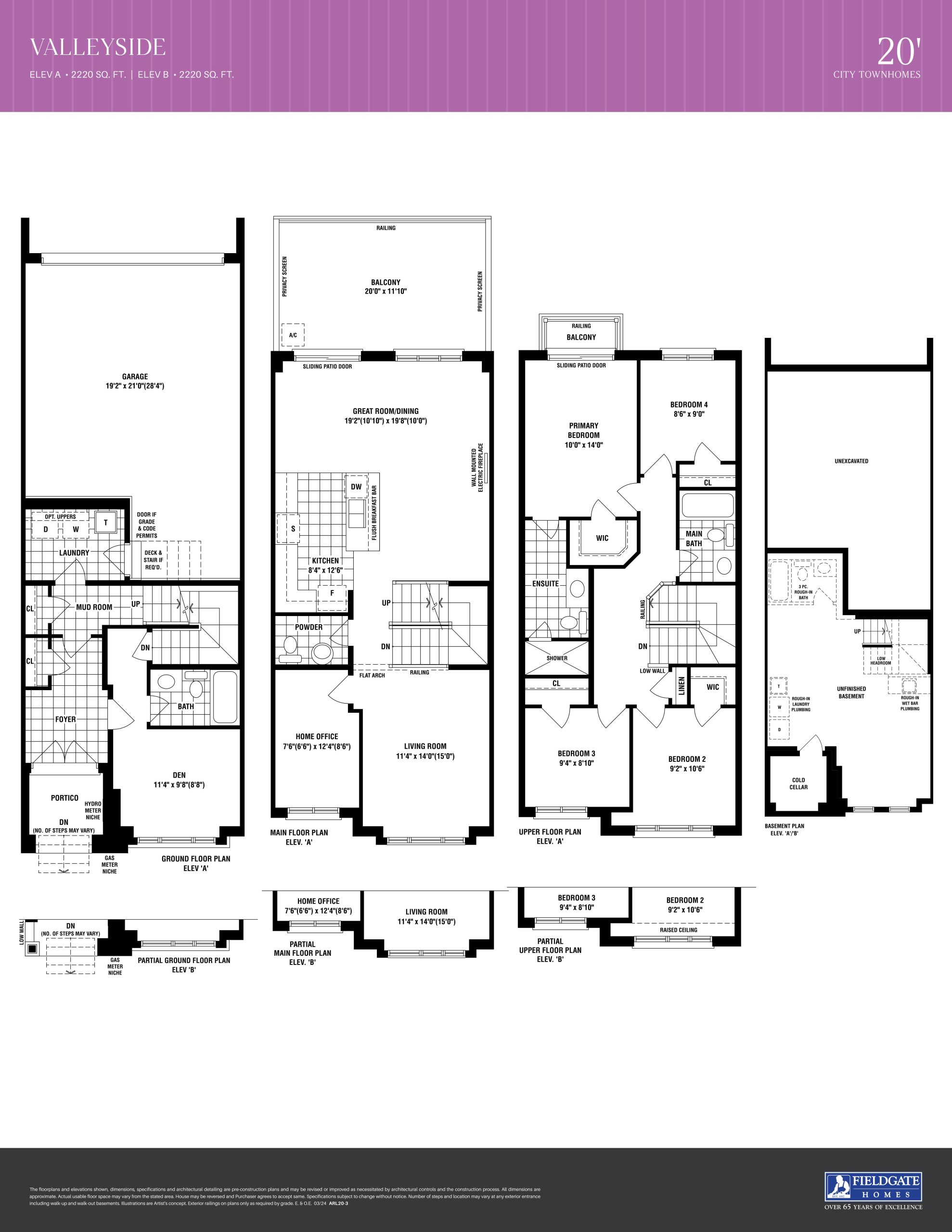 Valleyside floor plan