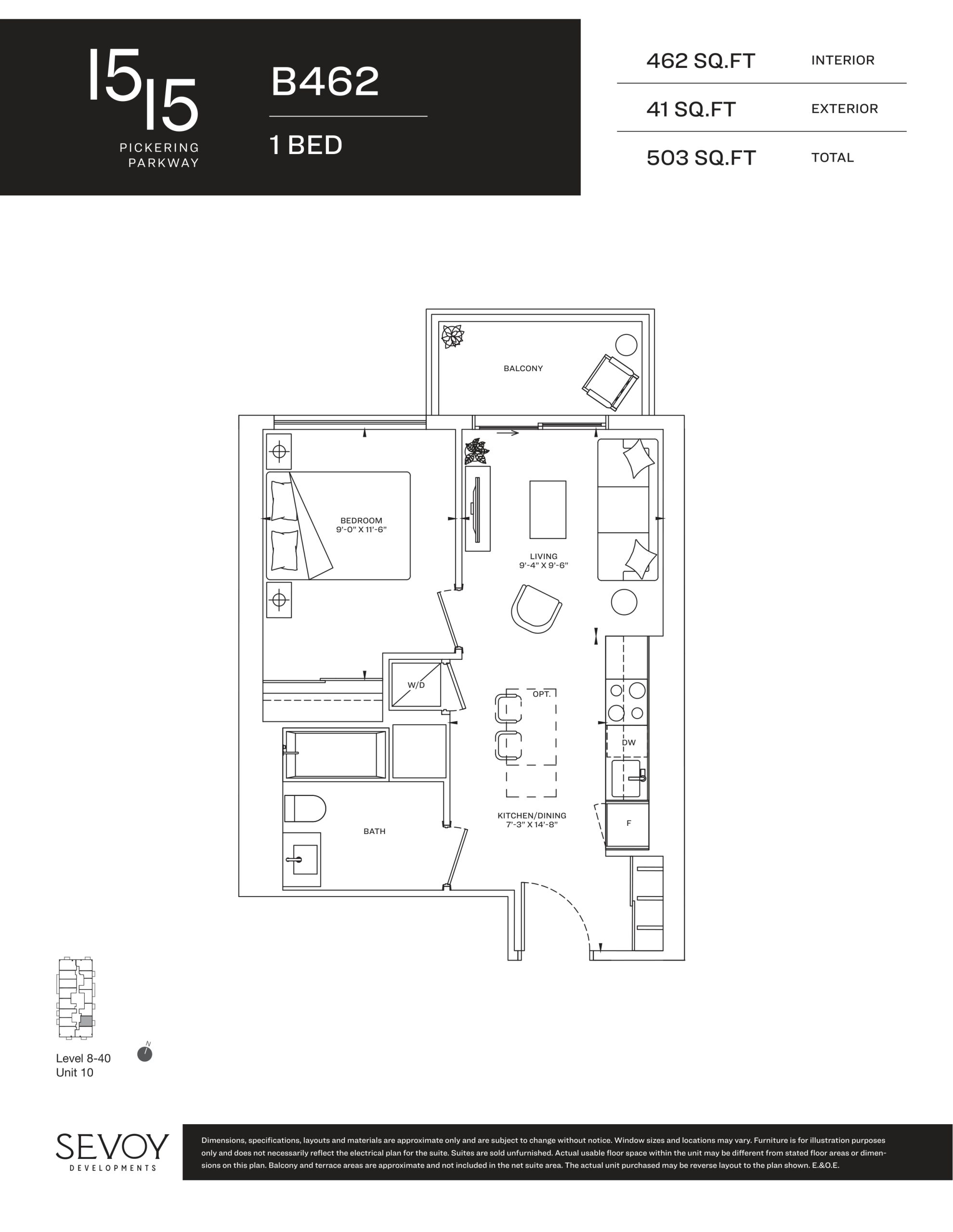 B462 floor plan